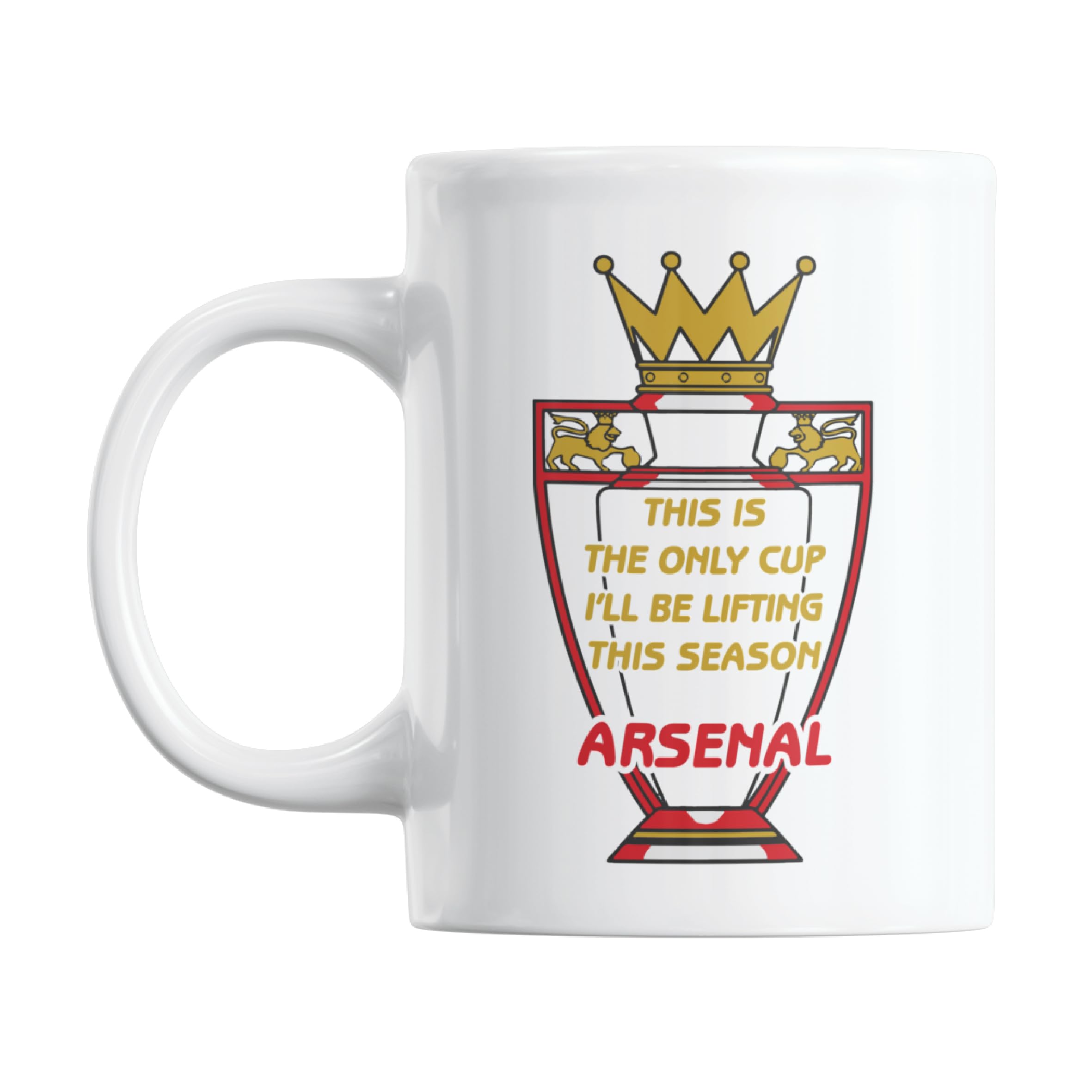 Gift Island Mug Gift for Arsenal Fans | Football Secret Santa Mug Gift for Arsenal Supporters | Football Stuff, Joke Mug for Friends, Colleague, Cousin, Uncle, Dad, Father, Son, Brother 11oz