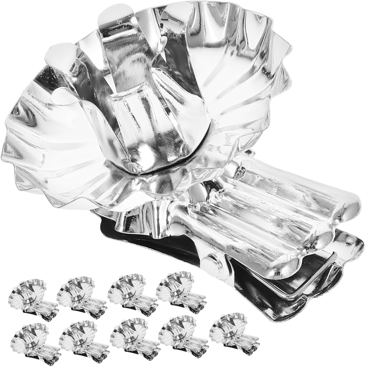 144pcs Shaped Candle Holder Clips Candlestick Holders for Wedding Christmas and Home Decor Stable and Protective Base for Drip Use