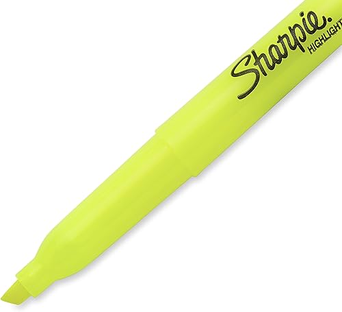 Miniatura 4 de SHARPIE Resaltadores estilo bolsillo, punta de cincel, fluorescente surtidos, 24 unidades (6 paquetes de 4)