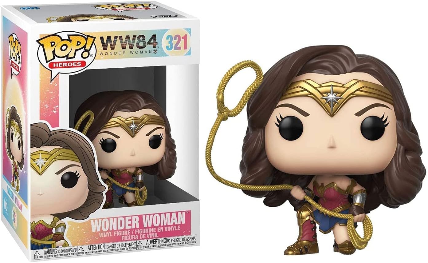 Funko Pop! Movies: Wonder Woman 1984 - Wonder Woman (Metallic), Multicolor (46663)