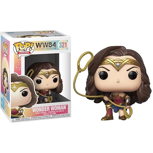 Funko Pop! Movies: Wonder Woman 1984 - Wonder Woman (Metallic), Multicolor (46663)