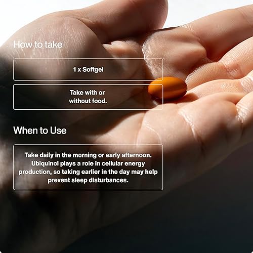 Miniatura 4 de Momentous Ubiquinol - Suplemento de cápsulas blandas CoQ10 a base de plantas de 1.48 oz para apoyo fundamental de la salud - Certificado NSF