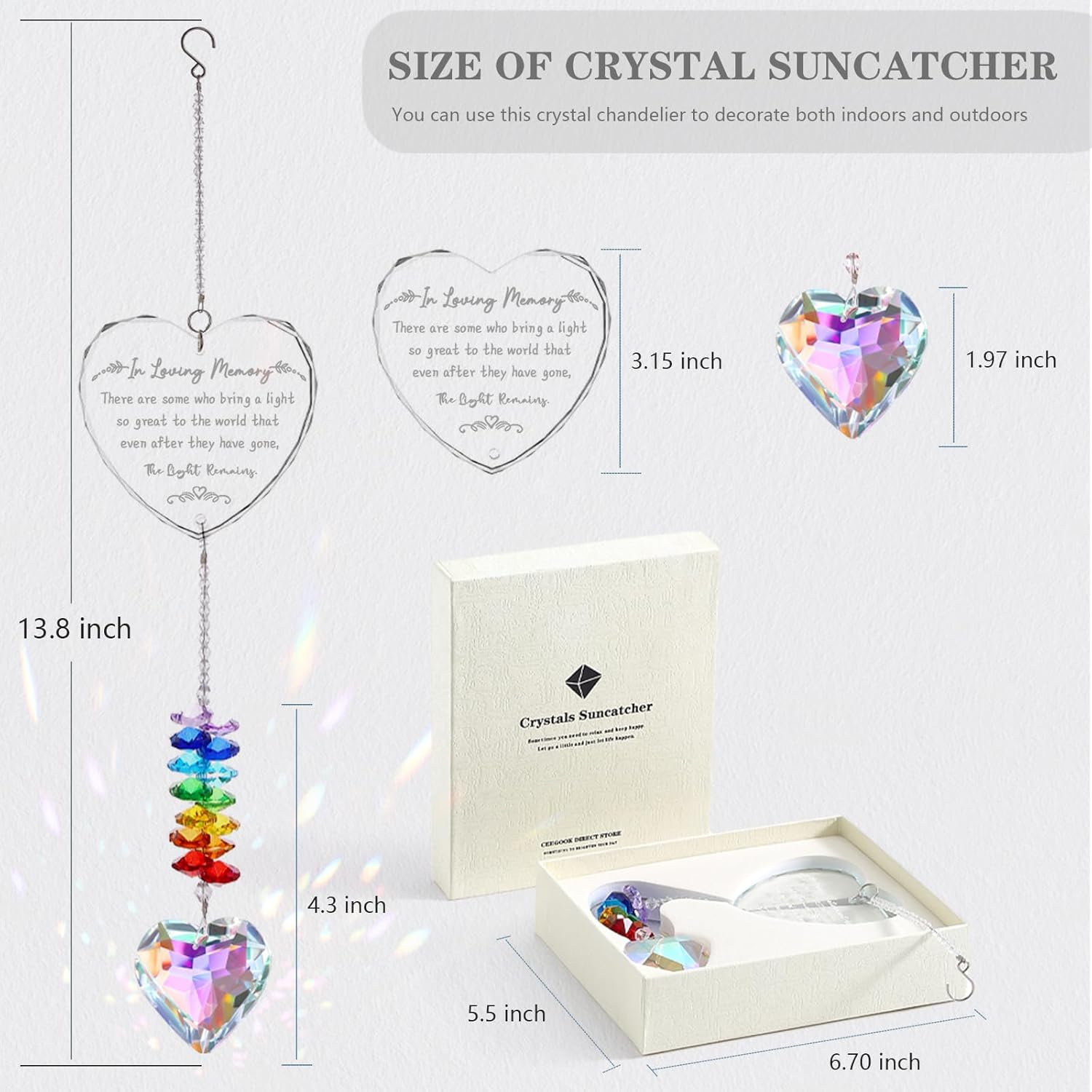 Memorial Gifts, K9 Suncatcher Sympathy Gifts for Loss of Loved One, Bereavement Gift Idea for Loss, Sympathy Memorial Gifts for Loss of Mom Dad, Grief Gifts for Funeral Bereavement Daily Remembrance - Image 5