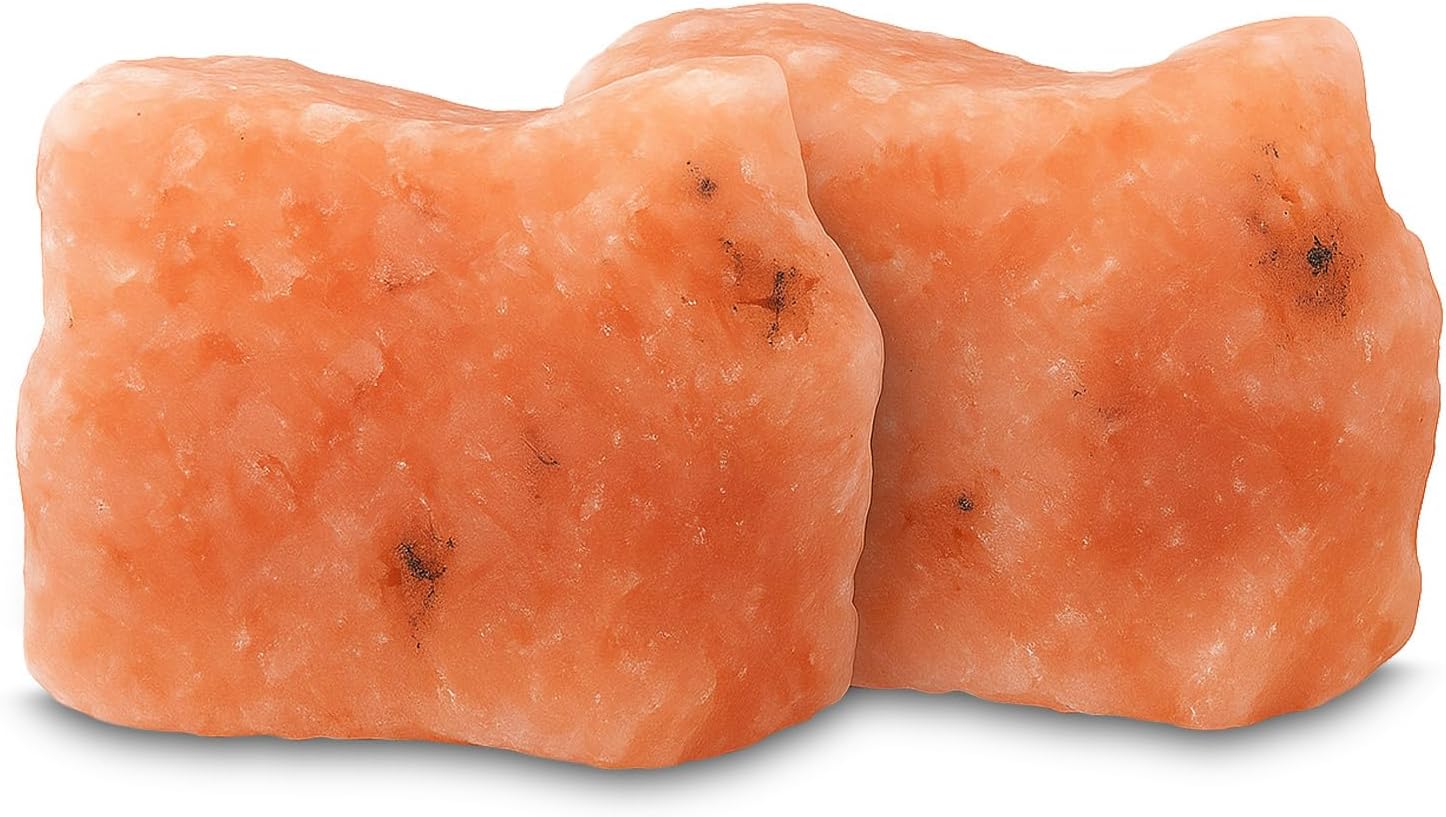 Himalayan Glow 100% Authentic Himalayan Pink Salt Chunks, 10 LBS, Animal Feed Salt Block, Plastic Bag of Salt Chunks for Deer, Hoarse & Animals, Pack of 1