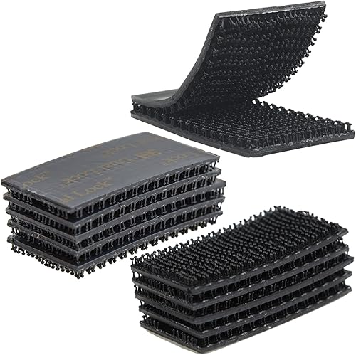 Miniatura 8 de Cinta de bloqueo doble de 2 x 4 pulgadas, 4 unidades, cinta de montaje resistente de doble bloqueo, cinta entrelazada, cierre resellable,