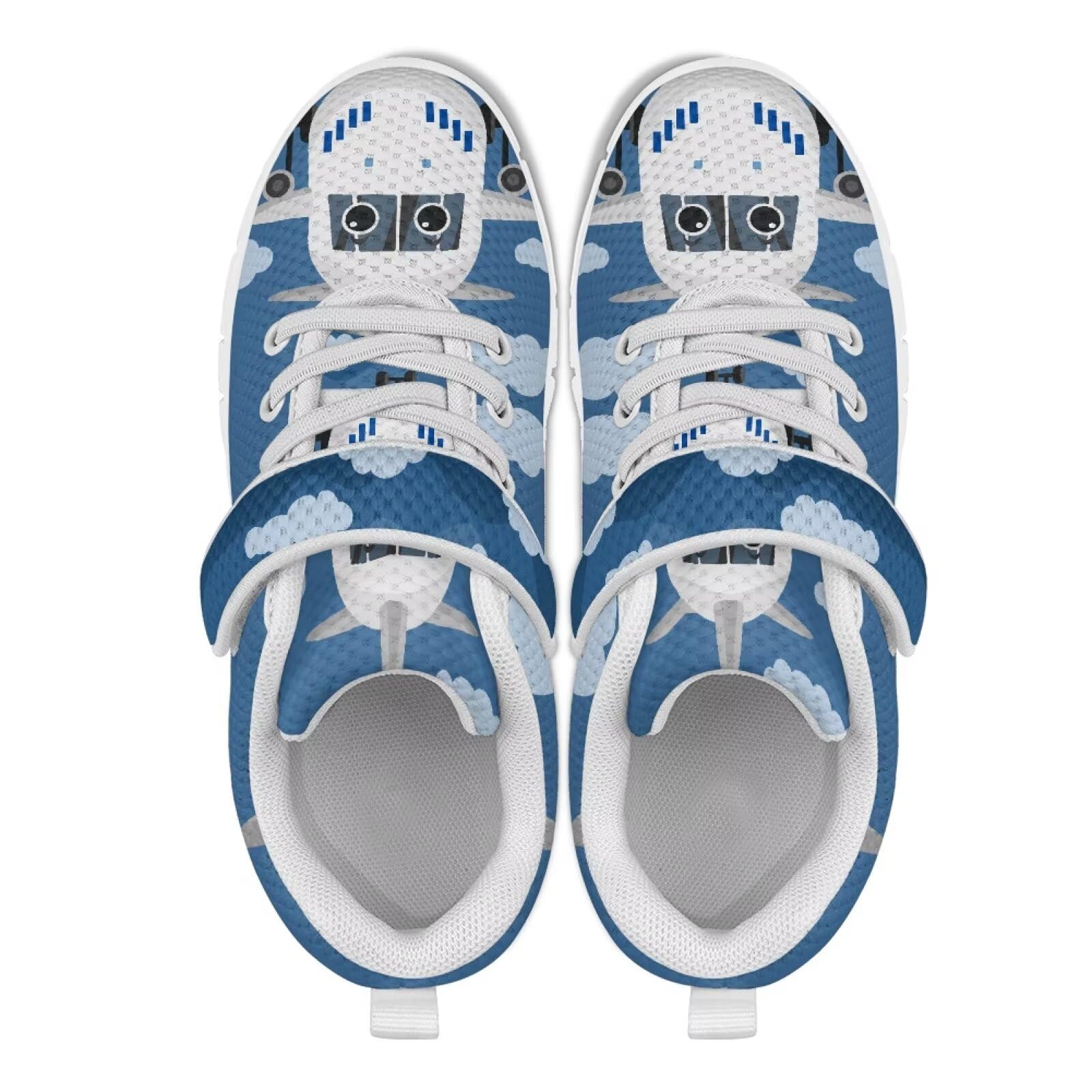 Zapatillas deportivas para niños, con hebilla única, fáciles de tocar, para correr, caminar, para niños y niñas, Avión, 33 EU