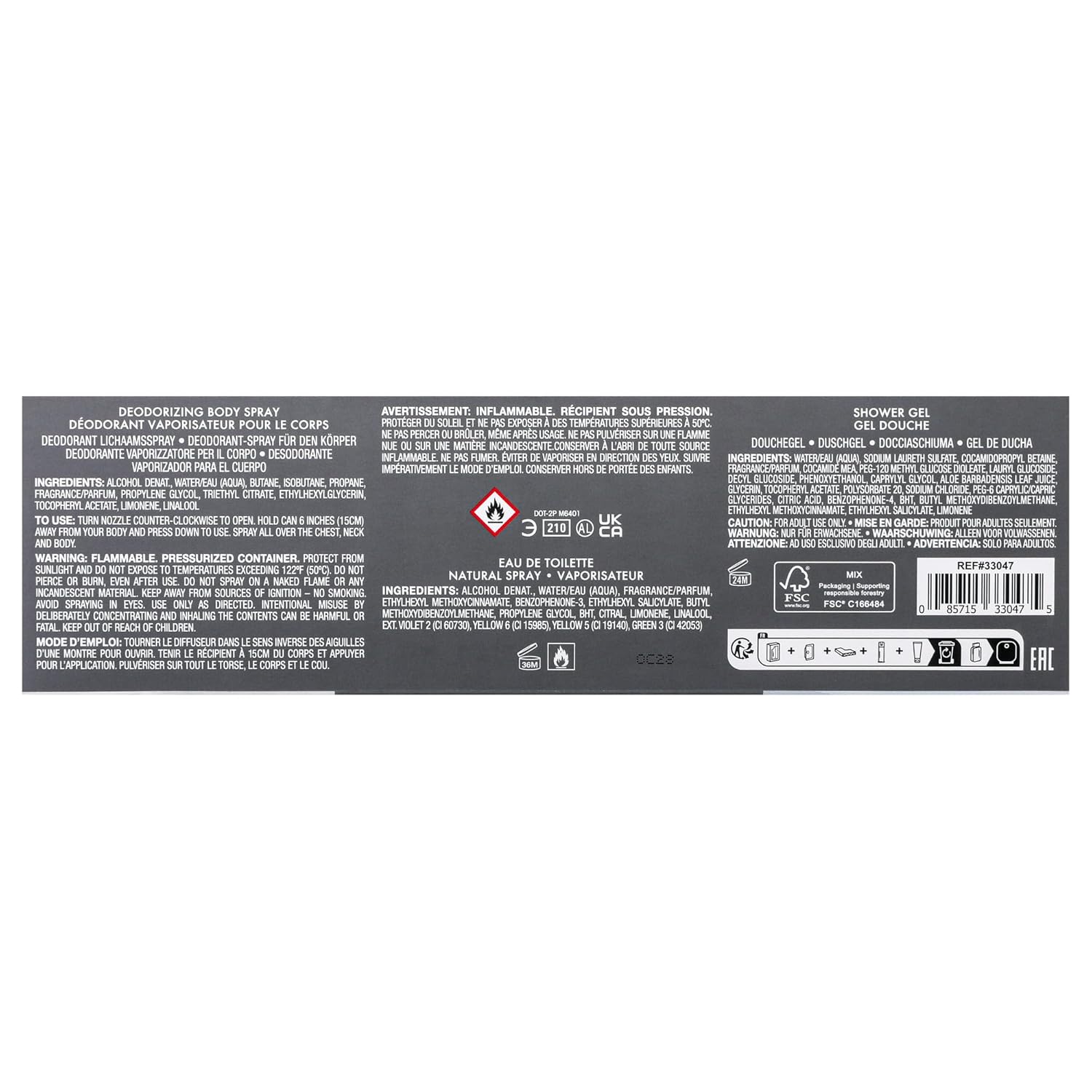 GUESS 1981 Men/Homme Eau de Toilette 3 Piece Gift Set - Cologne Spray 3.4 Fl. Oz., Deodorizing Body Spray 6.0 Oz., & Shower Gel 6.7 Fl. Oz. - Image 7