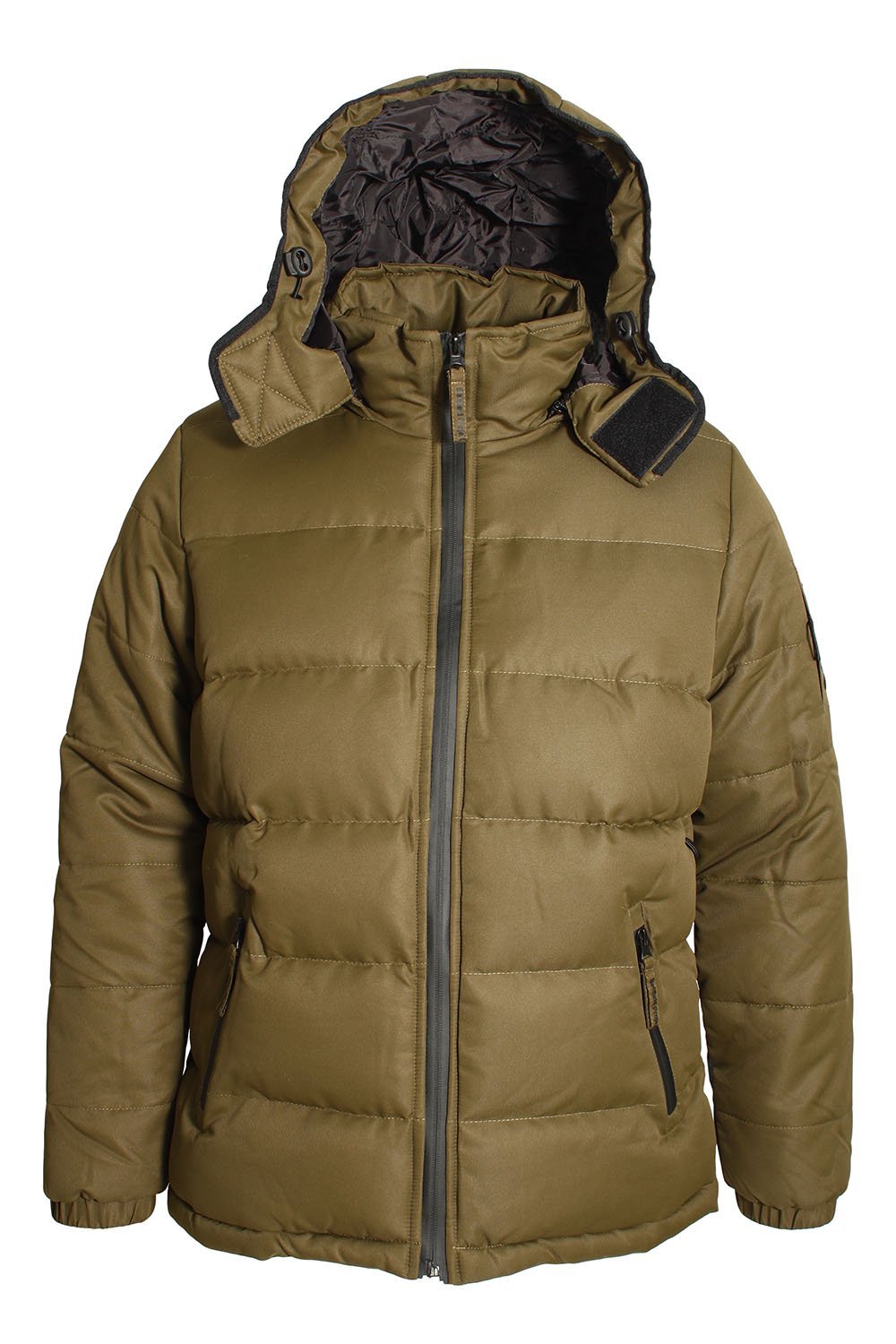 BellfieldLudlow Hooded Puffa Jacket | Khaki