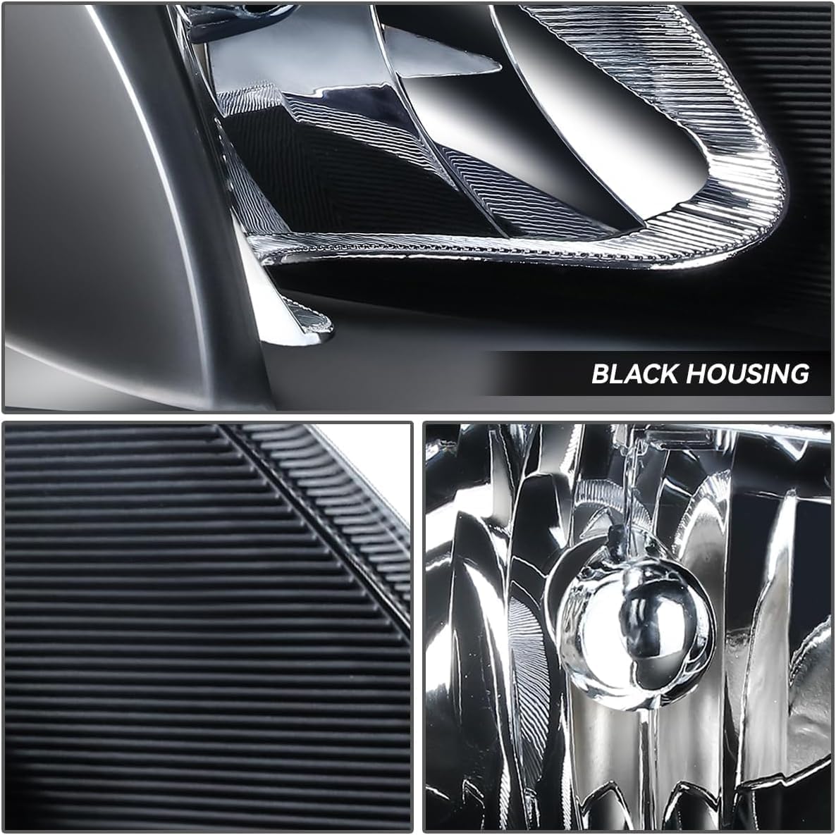 Headlights Compatible With 2001-2007 Chrysler Town & Country, 2001-2007 Dodge Caravan, 2001-2003 Chrysler Voyager