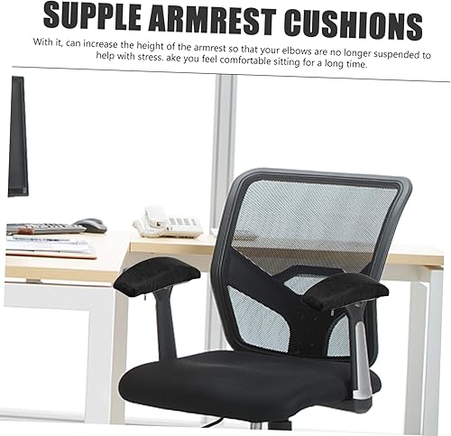 Miniatura 8 de NOLITOY 1 par de reposapiés debajo del escritorio, reposabrazos de juegos para mesa de escritorio, bandeja para cama o silla, resistente al