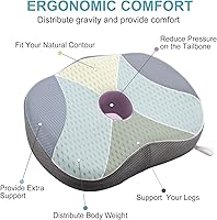 Vista 3 de Idle Hippo Asiento elevador para bañera de hidromasaje, almohada pesada para bañera de hidromasaje con potentes ventosas antideslizantes, malla