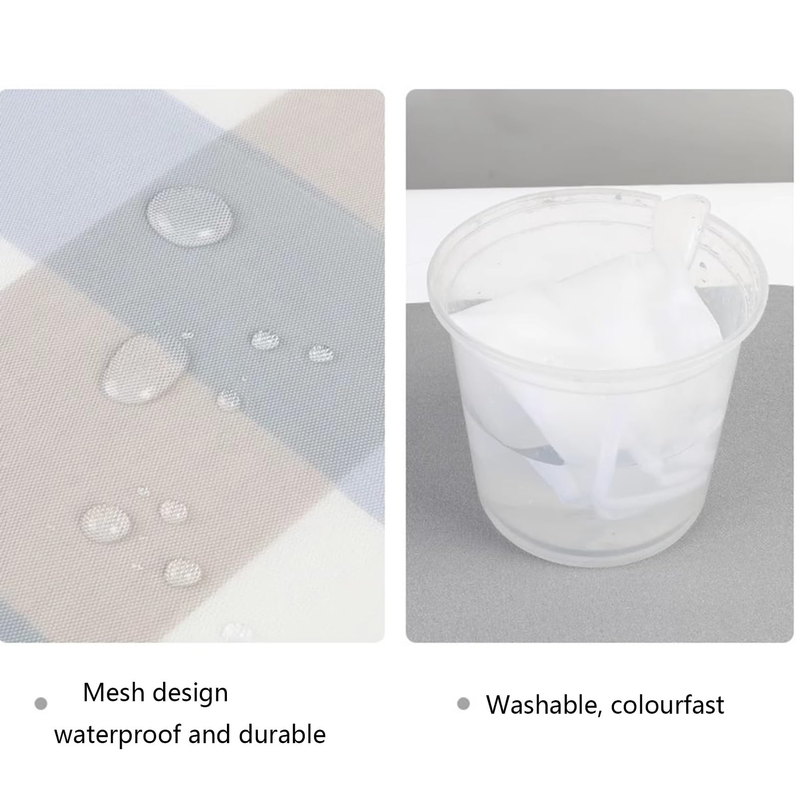 Housse De Protection Pour Planche à Repasser - Pliable, Imperméable - Taille 153x44 Cm (extra Large) - Blanche