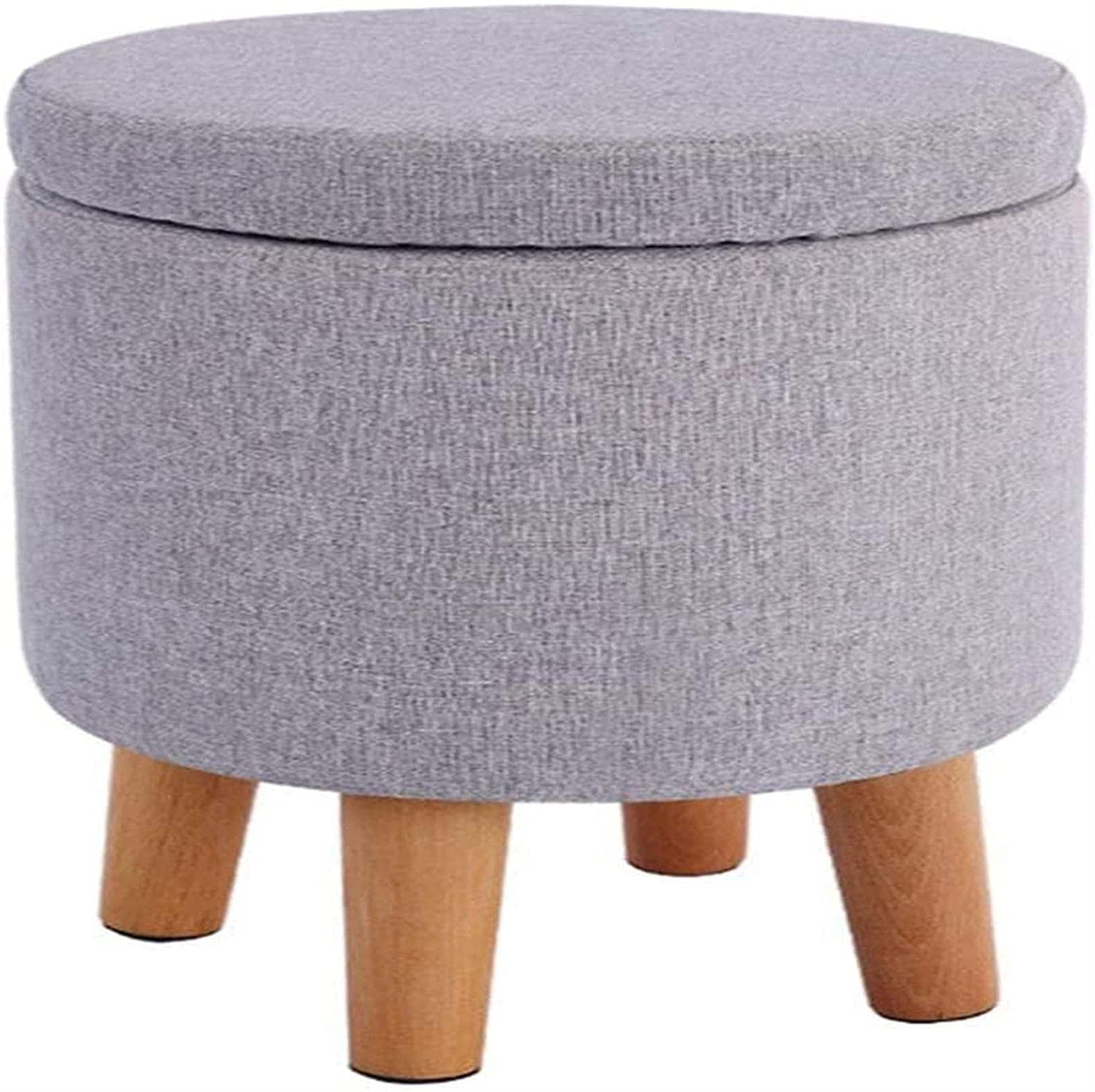 Amazon｜プーフ フットスツール 収納オットマン アクセントスツール