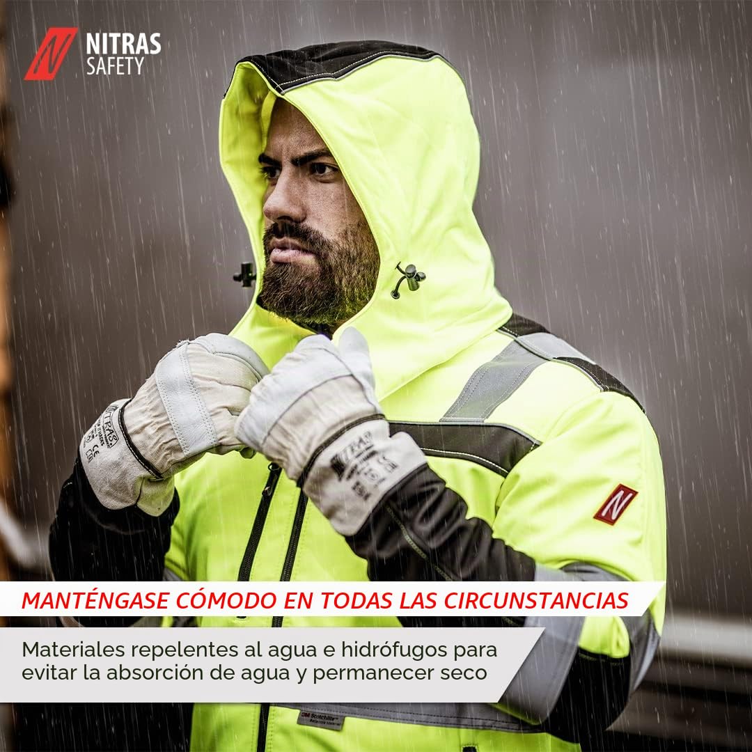 Nitras Nitras Motion Tex Viz - Chaqueta de seguridad para hombre