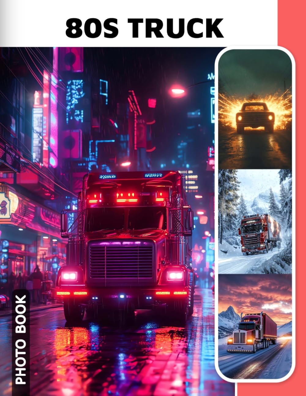 80s Truck Photo Book: Vintage Truck Images Collection Featuring Classic 1980s Big Rigs And Retro American Highway Transport Photography For Truck Enthusiasts