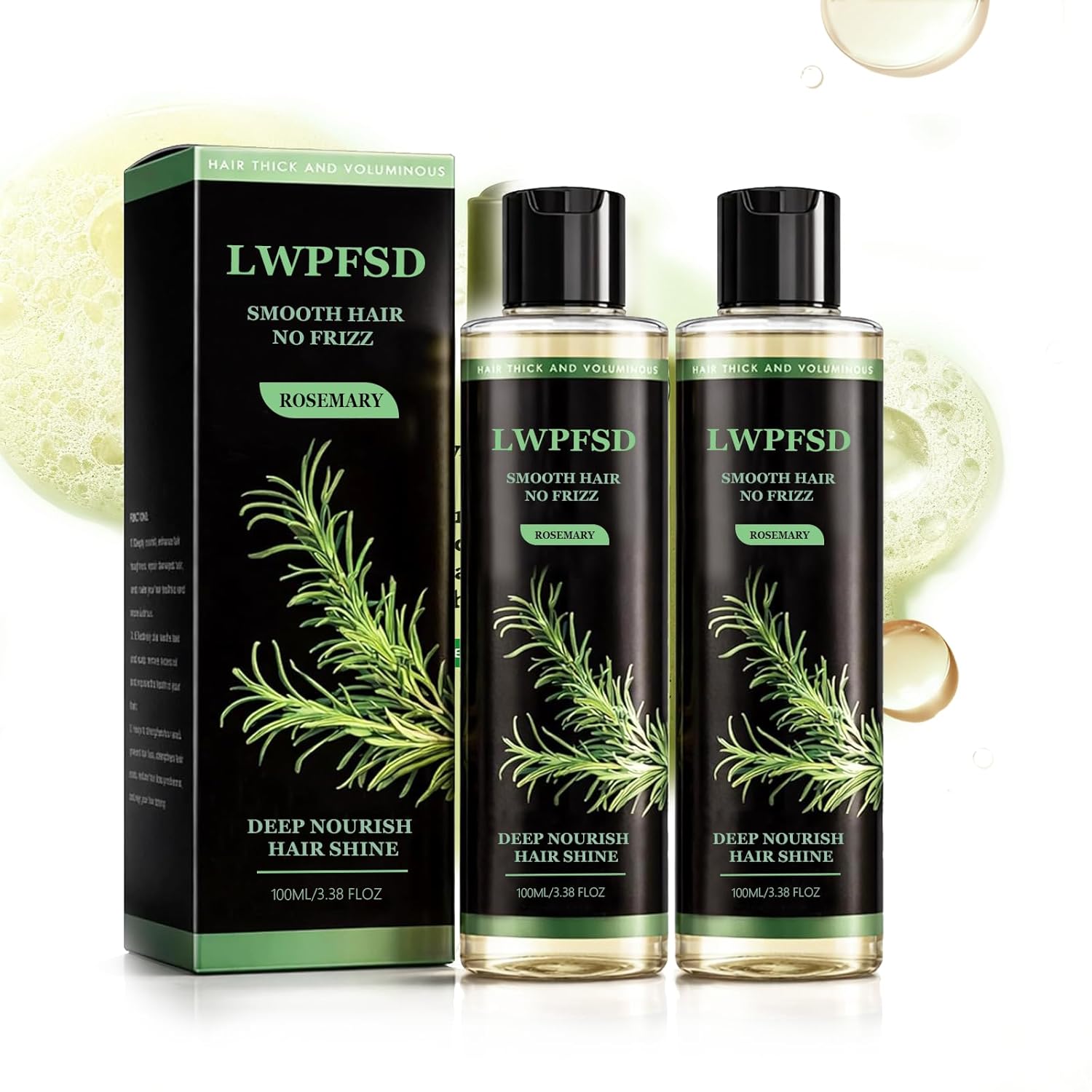 Rosemary Shampoo - Suitable for those experiencing hair loss and thinning hair. Safe and additive-free, it helps improve the daily care experience for multiple hair thinning concerns (2)