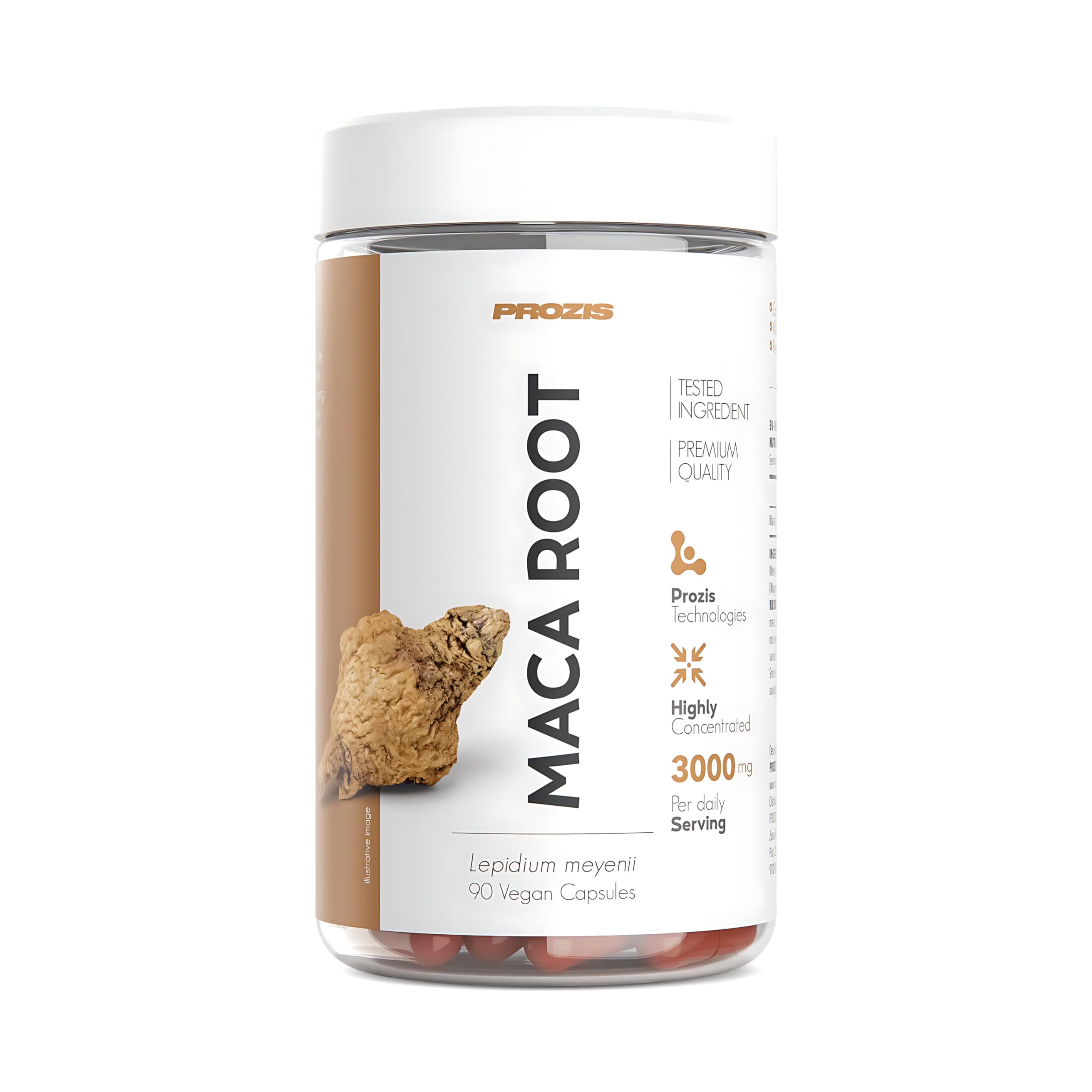 Maca Root 90 capsule - Maca aumento forza energia