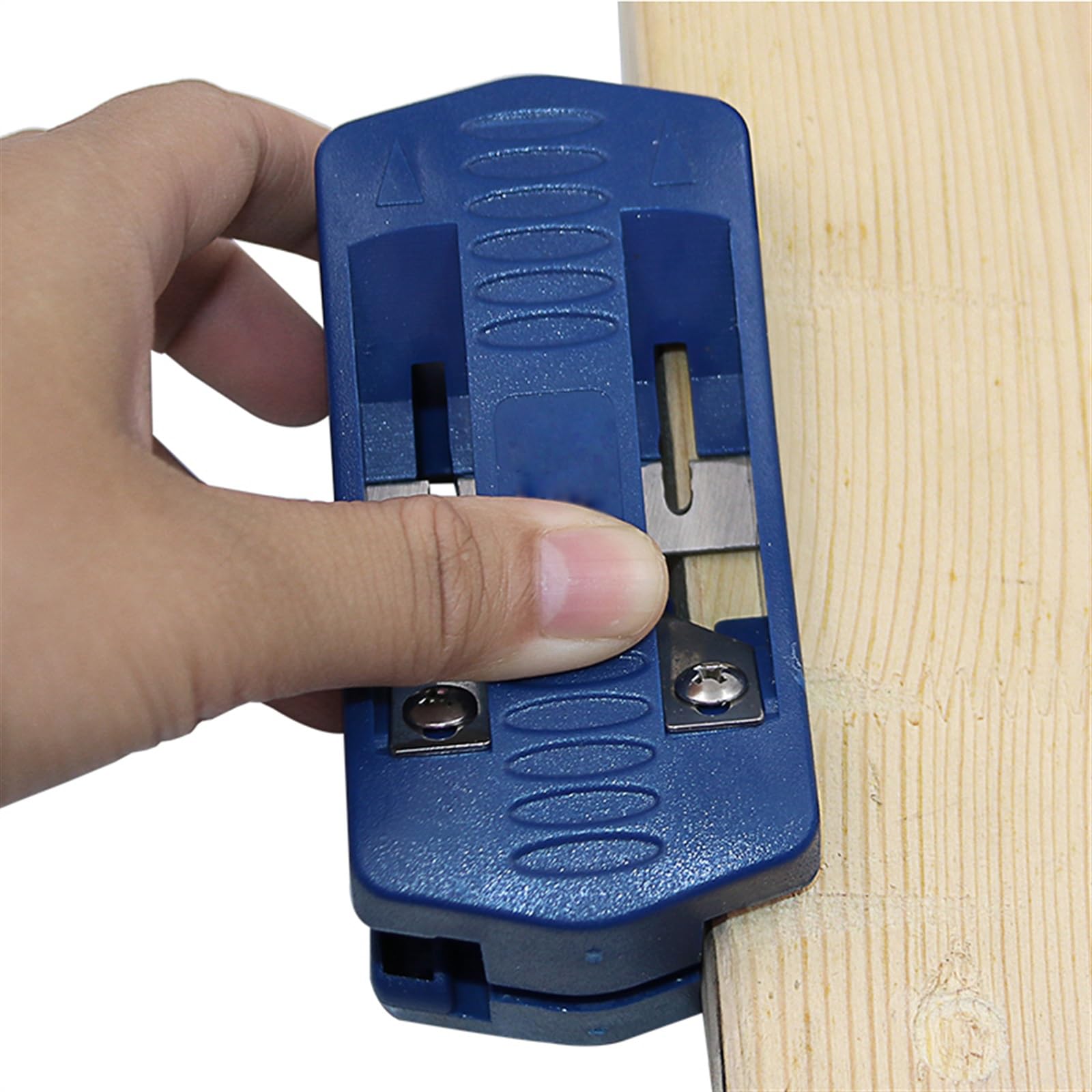 Juego De Herramientas Juego de máquina de Bandas de Doble Borde, Cabeza de Madera y Cola, Accesorios de Carpintero Kit Herramientas(Red)