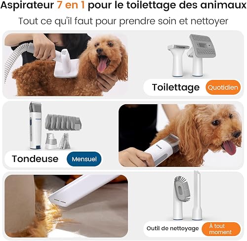 oneisall toelettatura e aspirazione a Vuoto per Animali Domestici - 2