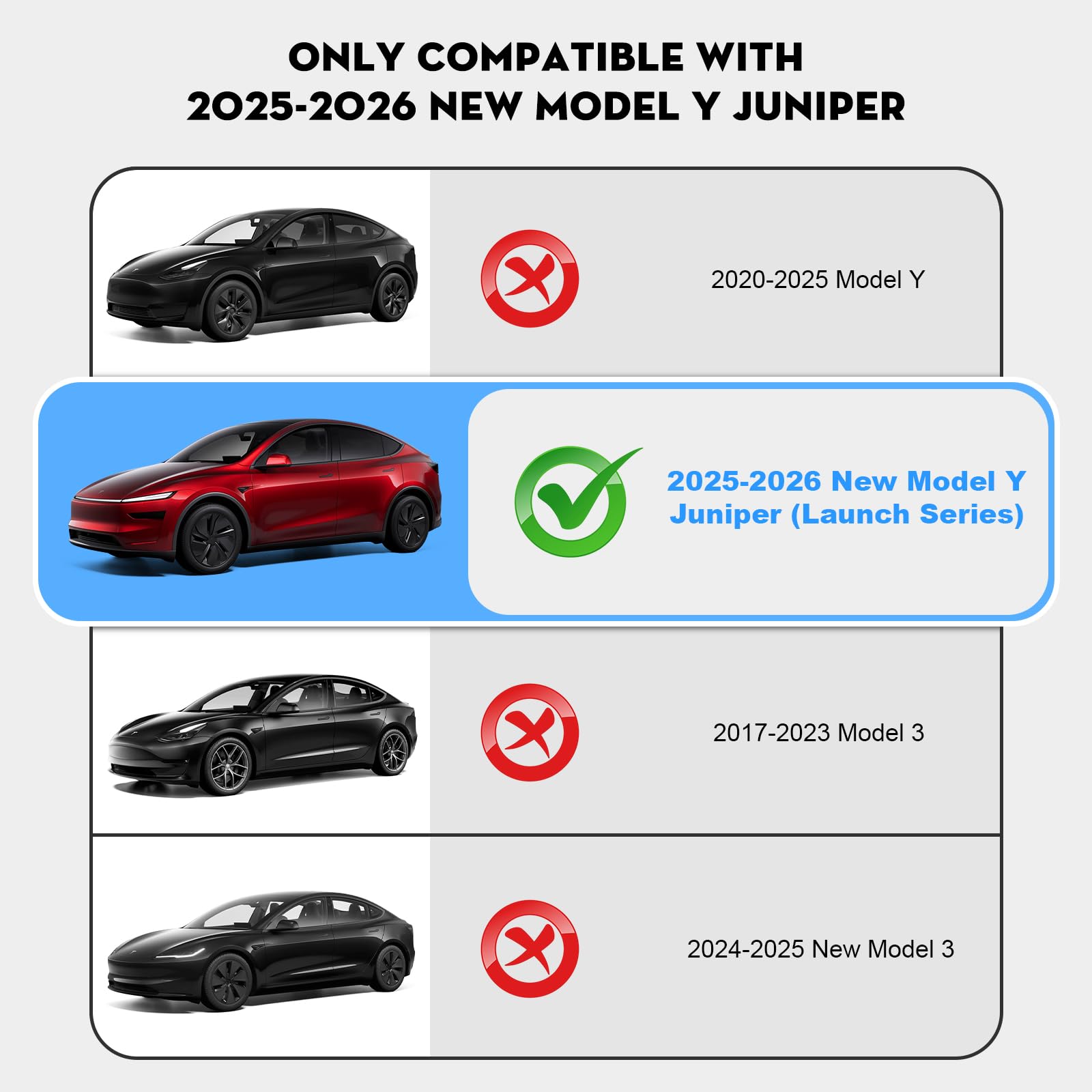 Tapis De Sol En TPE Toutes Saisons Compatible Avec Tesla Model Y 2025+ Juniper - Doublure De Coffre Avant/arrière, Protection Intérieure Imperméable Et Antidérapante (coffre