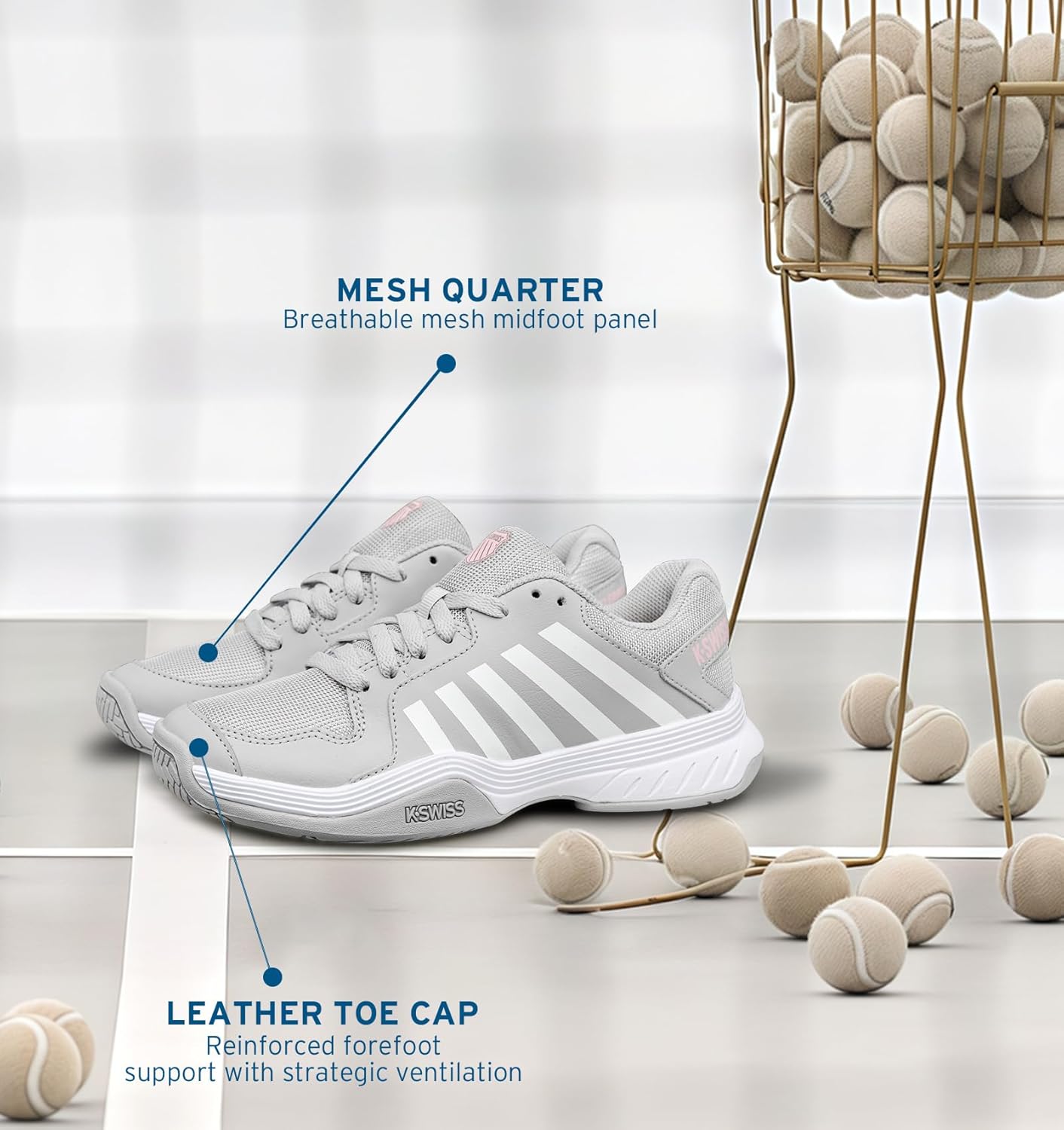 K-Swiss Women's Court Express Pickleball Shoe - Image 6