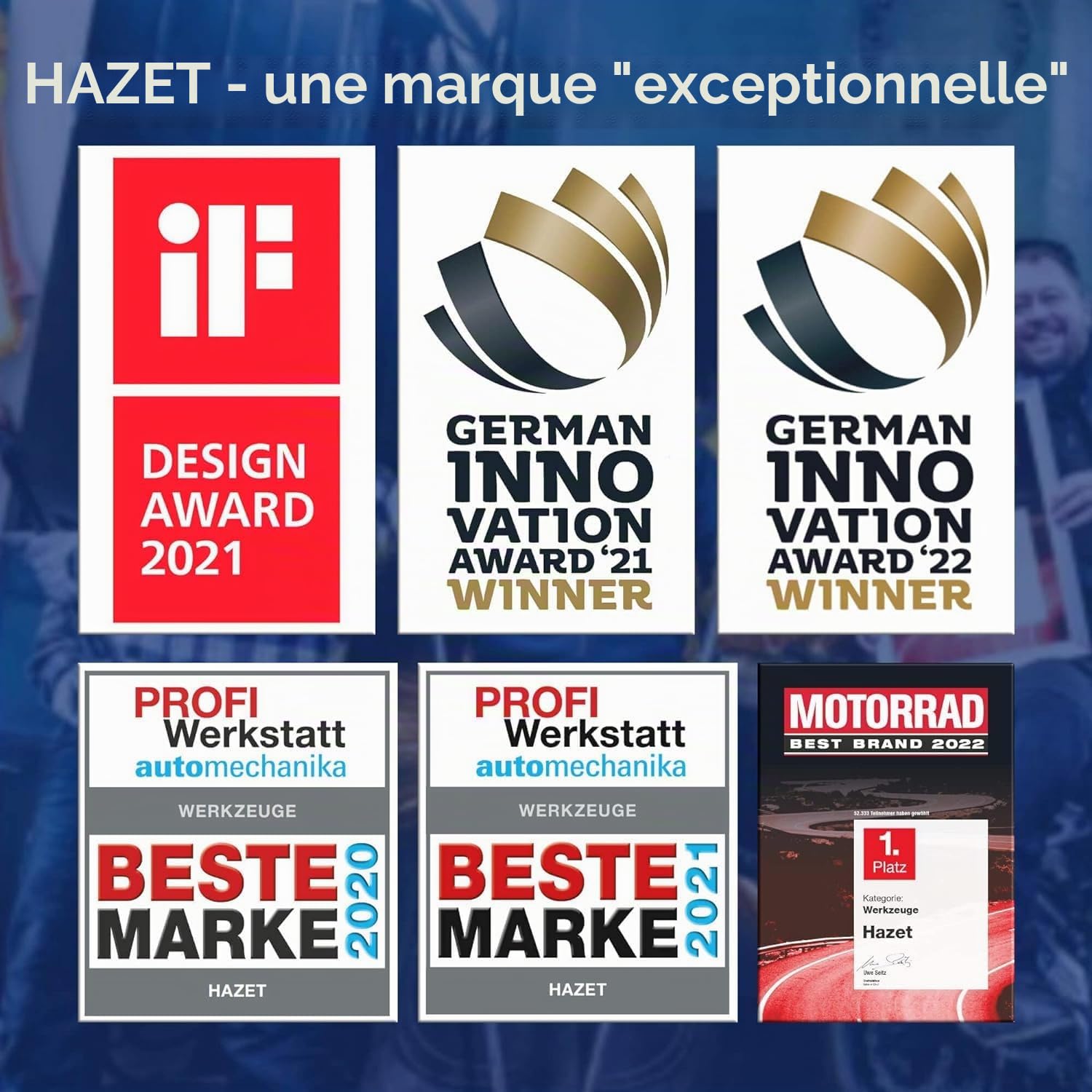 HAZET Pistolet de soufflage 2 voies 9040-4 - Raccord d'air sur la tête ou la poignée, pour éliminer les salissures fines dans les endroits difficiles d'accès - avec boîtier robuste en aluminium