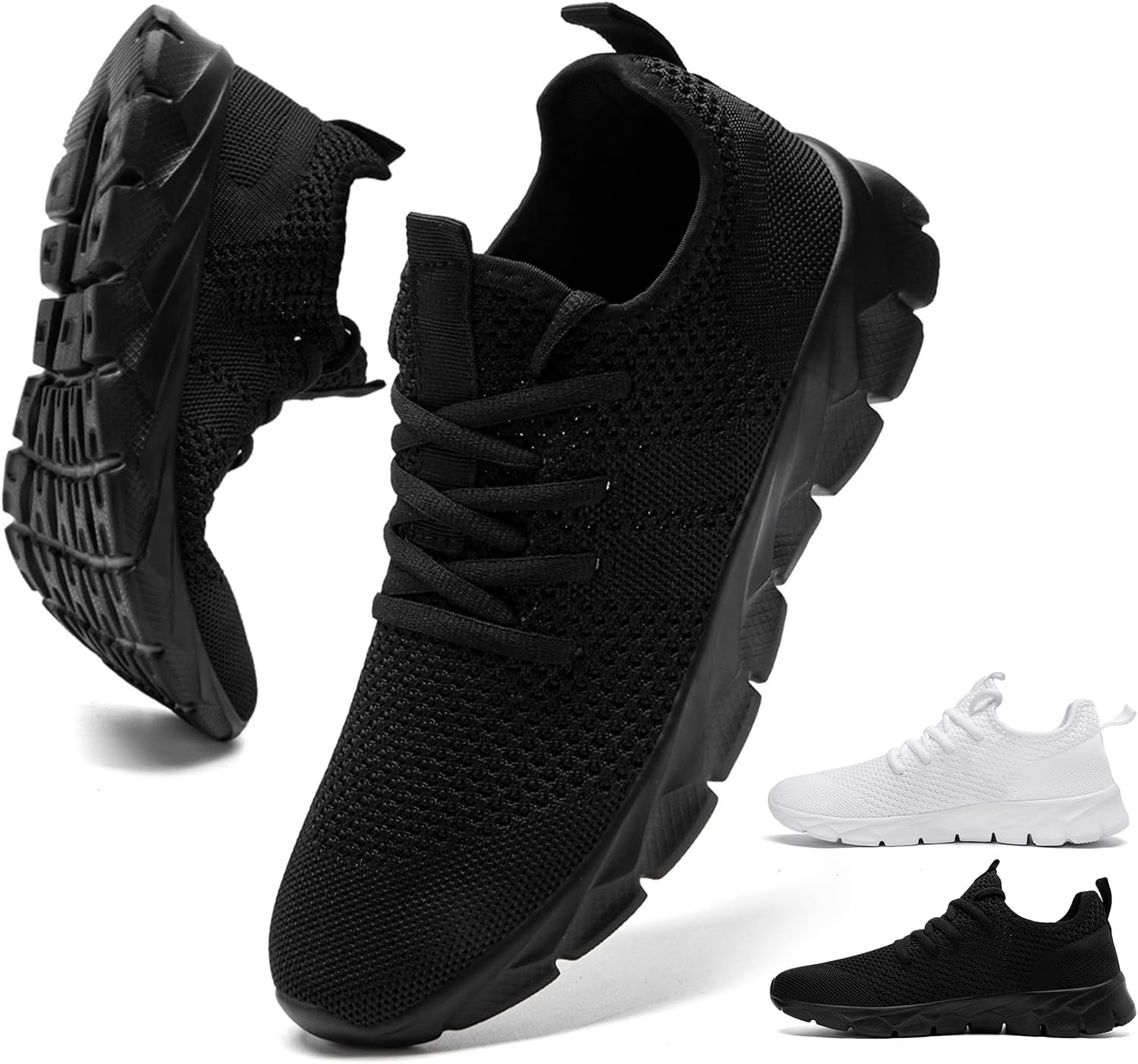 Womens Walking Shoes Running Tennis Sneakers Non Slip Gym Workout Athletic Lightweight Comfortable Fashion Sport Mesh Casual Shoe