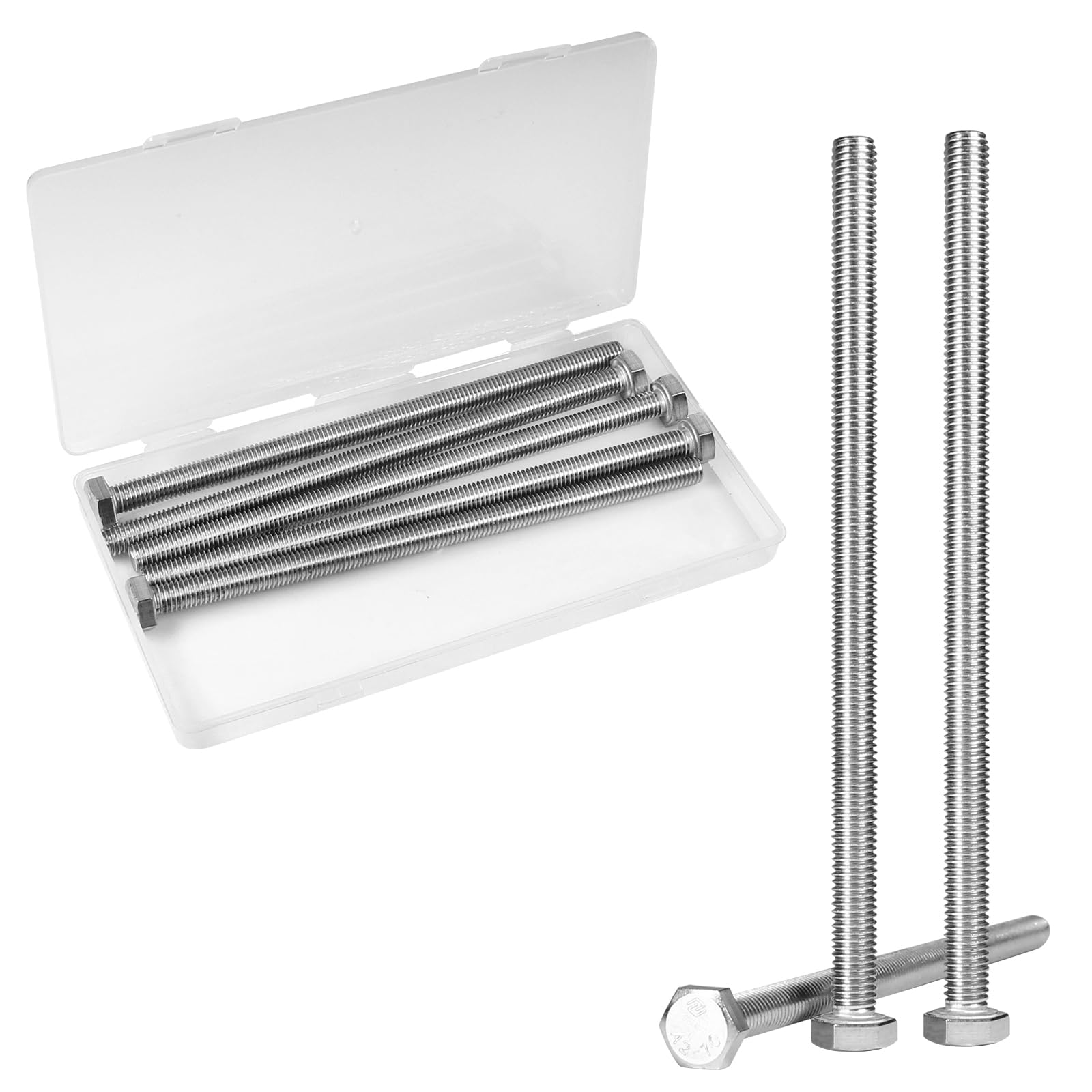 M8 Stainless Steel Hex Bolts - 25 Pack -18