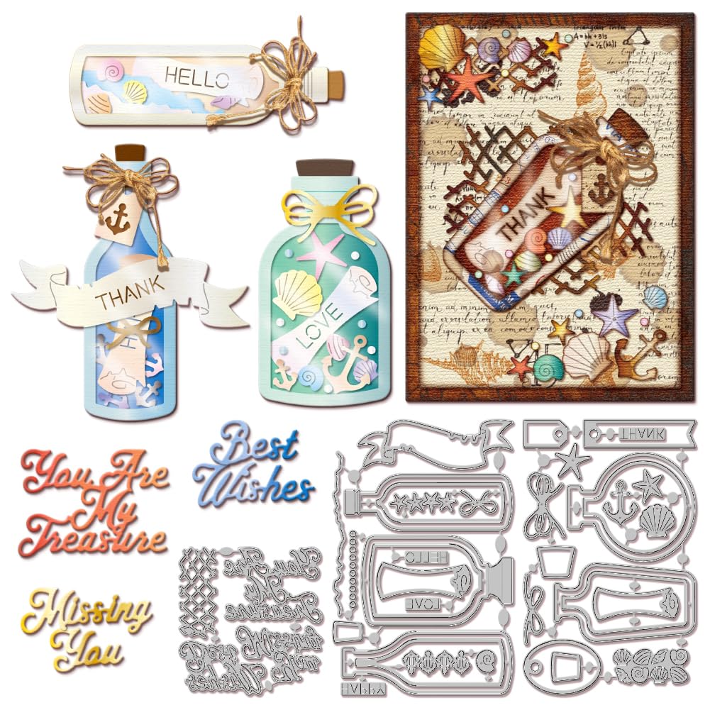 GLOBLELAND Fustelle da dessert per torte e caffè, per fai da te, scrapbooking, biglietti, diari, goffratura, decorazioni artigianali