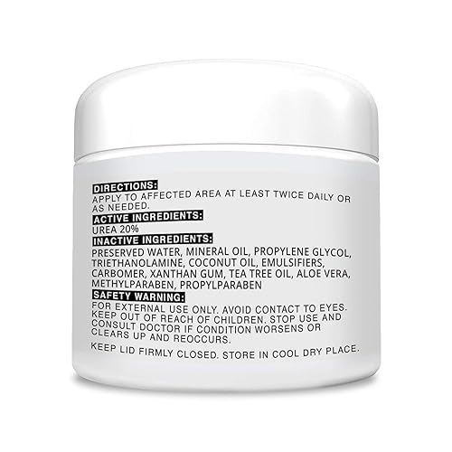 Miniatura 2 de CLEAR 20, 20% gel de urea, 4 onzas con aceite de árbol de té y coco, extracto de aloe vera, removedor de callos y maíz, hidrata y suaviza talones