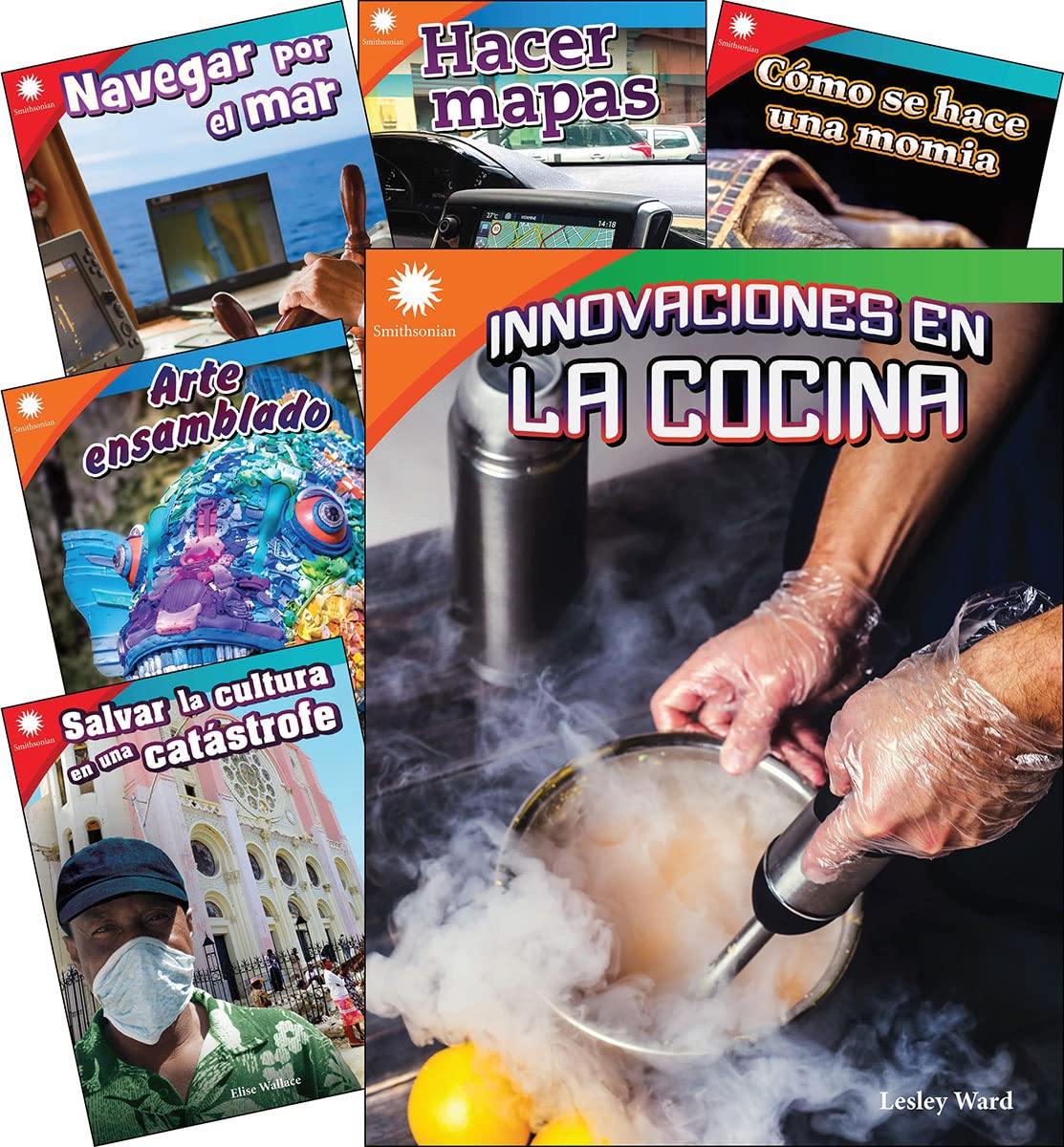 Smithsonian Informational Text: History & Culture Spanish Grades 2-3: 6-Book Set (Book Collection) (Spanish Edition)