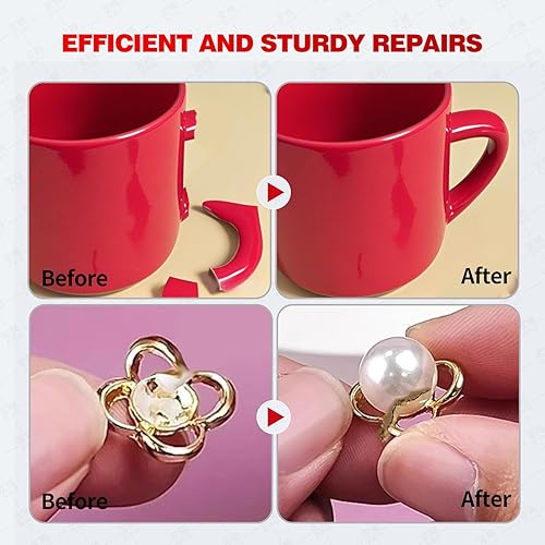 Miniatura 4 de Pegamento epoxi transparente, adhesivo de resina epoxi impermeable, soldadura líquida resistente, adhesivo de resistencia industrial para reparación