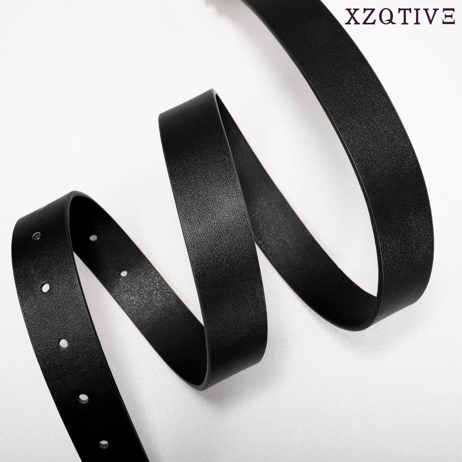 XZQTIVE Women Leather Belt with Square Gold Buckle – Fashion Waist Belt for Jeans, Pants and Dresses - Image 6