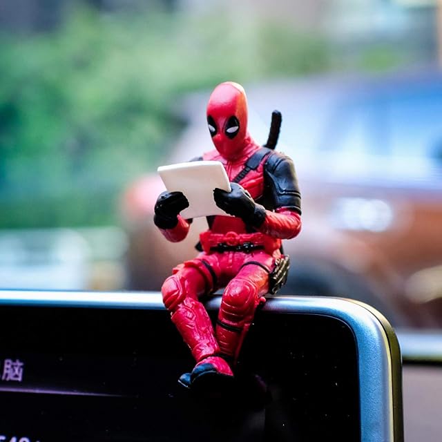 dashboard ornaments,nodding car accessories,desk toys,bobble head,Car Marvel Interior Decoration Personality Anime Action Mini Doll For Car Goods Car Interior Accessories Decoration