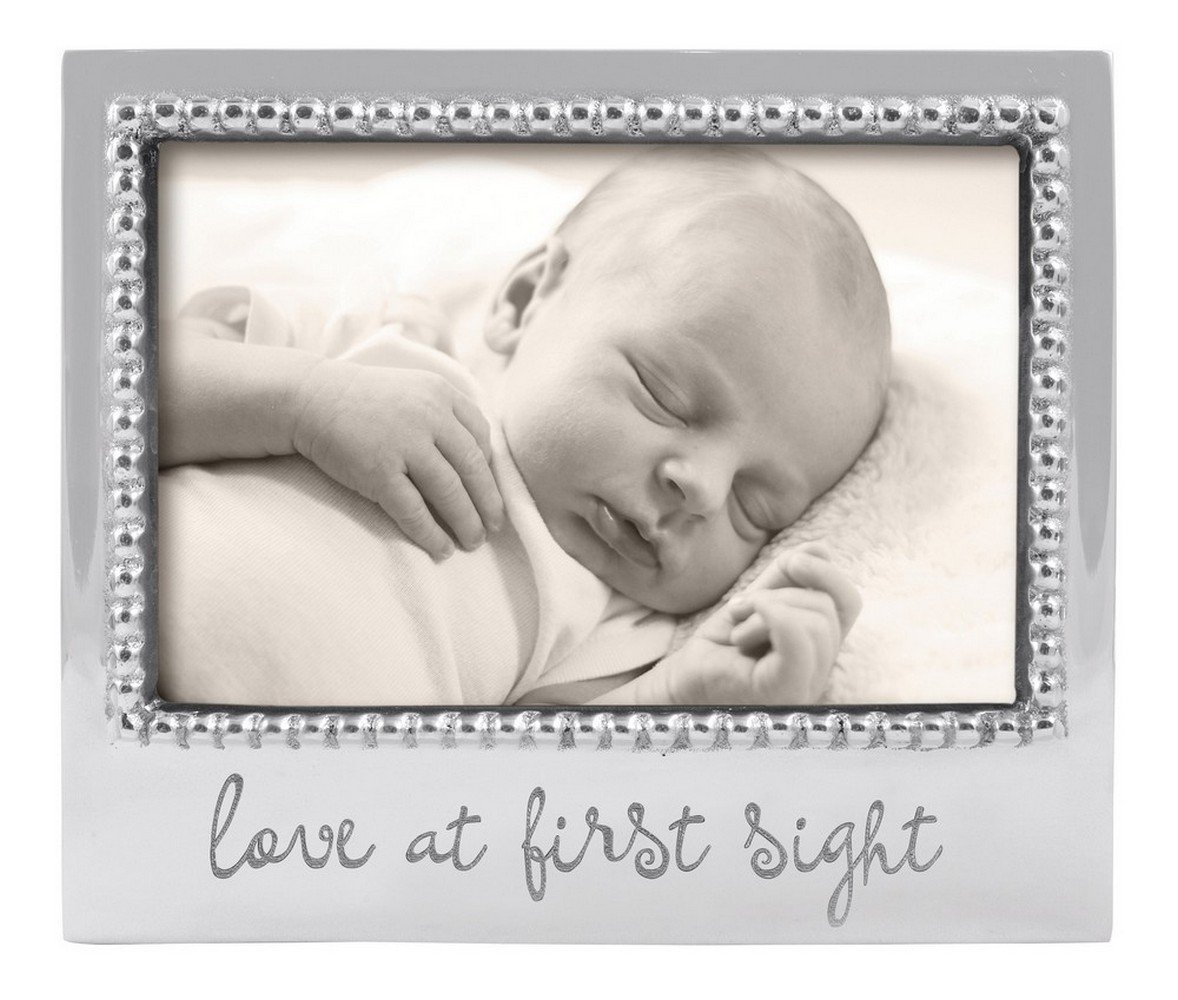 MARIPOSA 3906FS Resim Çerçevesi Love at First Sight, Gümüş, 4" x 6"