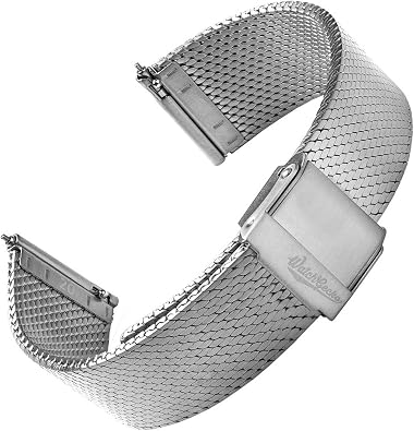 WatchGecko Calibre 1960 Steel Mesh Watch Strap