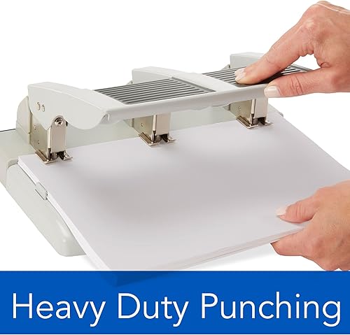 Miniatura 4 de Perforadora de alta capacidad de 75 hojas y 3 agujeros