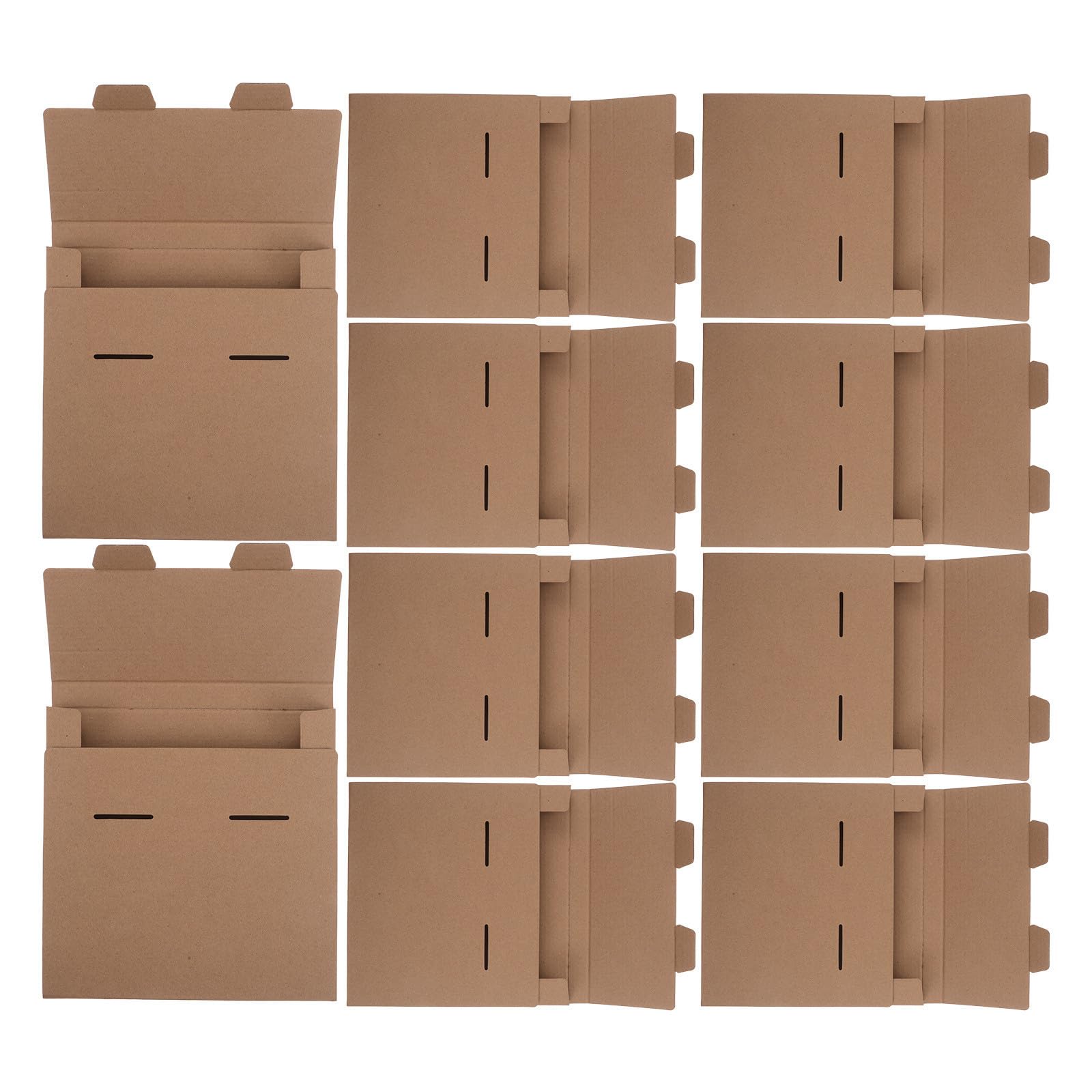 Cajas de embalaje cuadradas Amosfun contra dobleces en carpetas de dibujo y vinilos de 8'