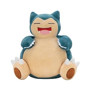 Pokemon 12 Large Snorlax Plush - Officially Licensed - Generation One - Authentic 12-inch Soft Stuffed Animal Toy