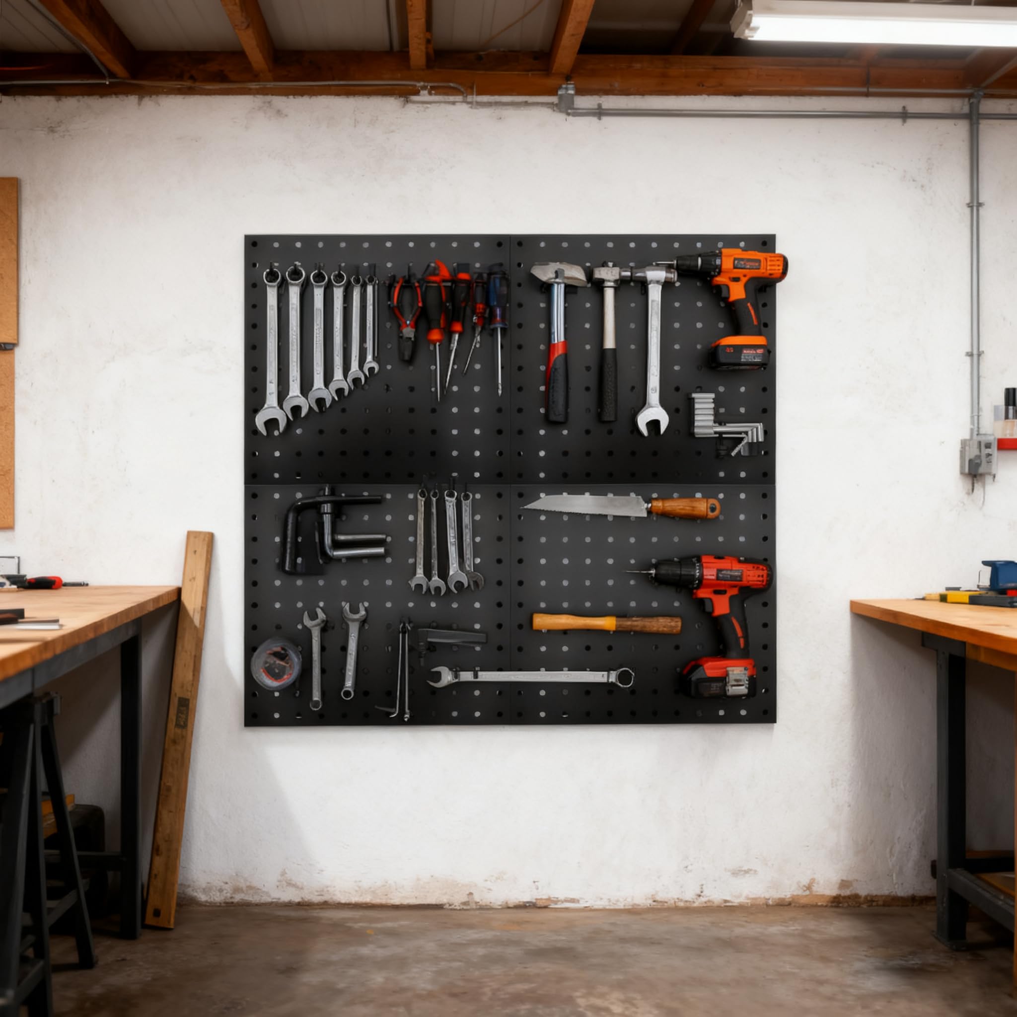 50 Pegboard Hooks - Organize Your Garage & Workshop -2