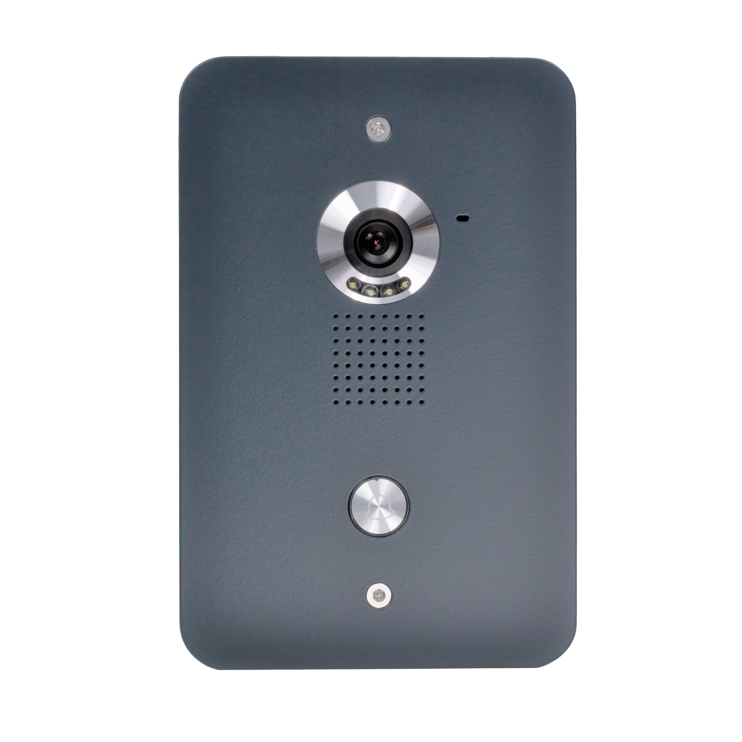 MATHFEL Video Türsprechanlage - Türklingel mit Kamera und 1x 7'' Monitoren, Türöffner Funktion, Aluminium Front - Video Türklingel, Sprechanlage mit Türöffner, Klingel mit Kamera
