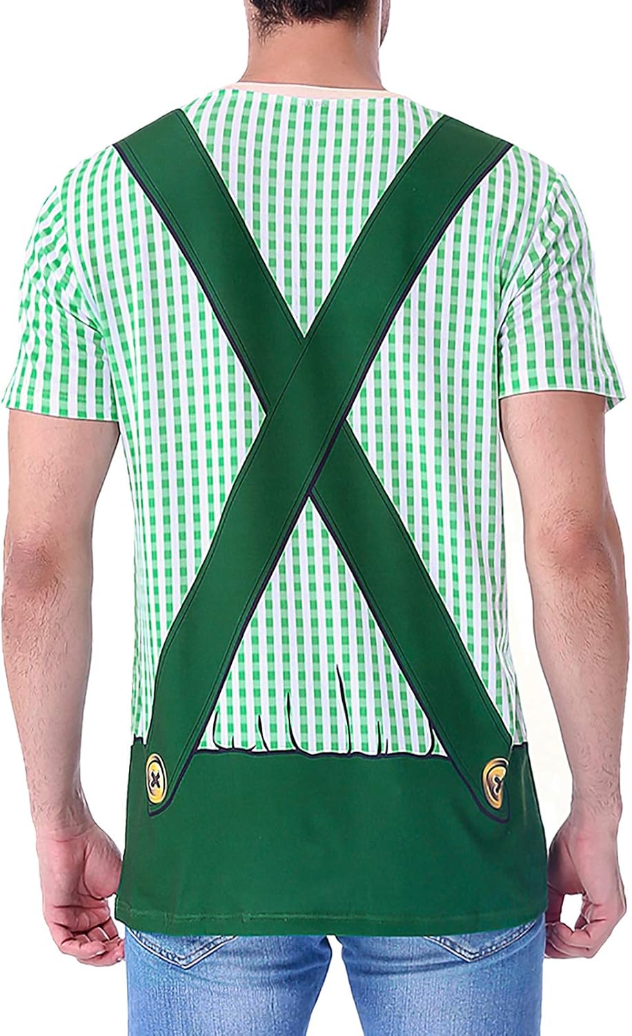 Funny World Men's Bavarian Oktoberfest Costume T-Shirts - Image 4