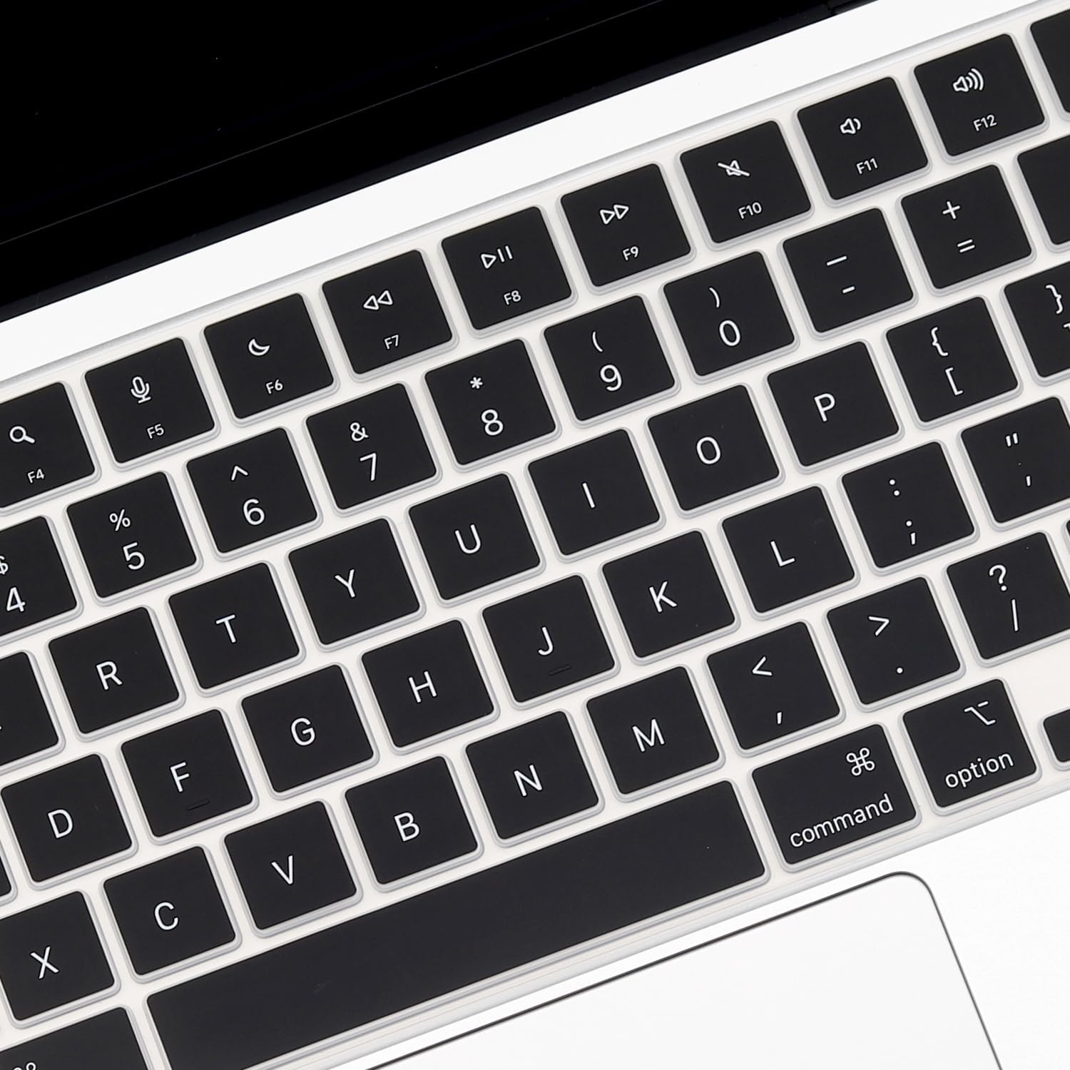 2 Pack Keyboard Cover Skin for 2026 New MacBook Neo 13 inch with Apple A18Pro Chip (A3404) Keyboard Protector Accessories, US Layout-Black+TPU image 4