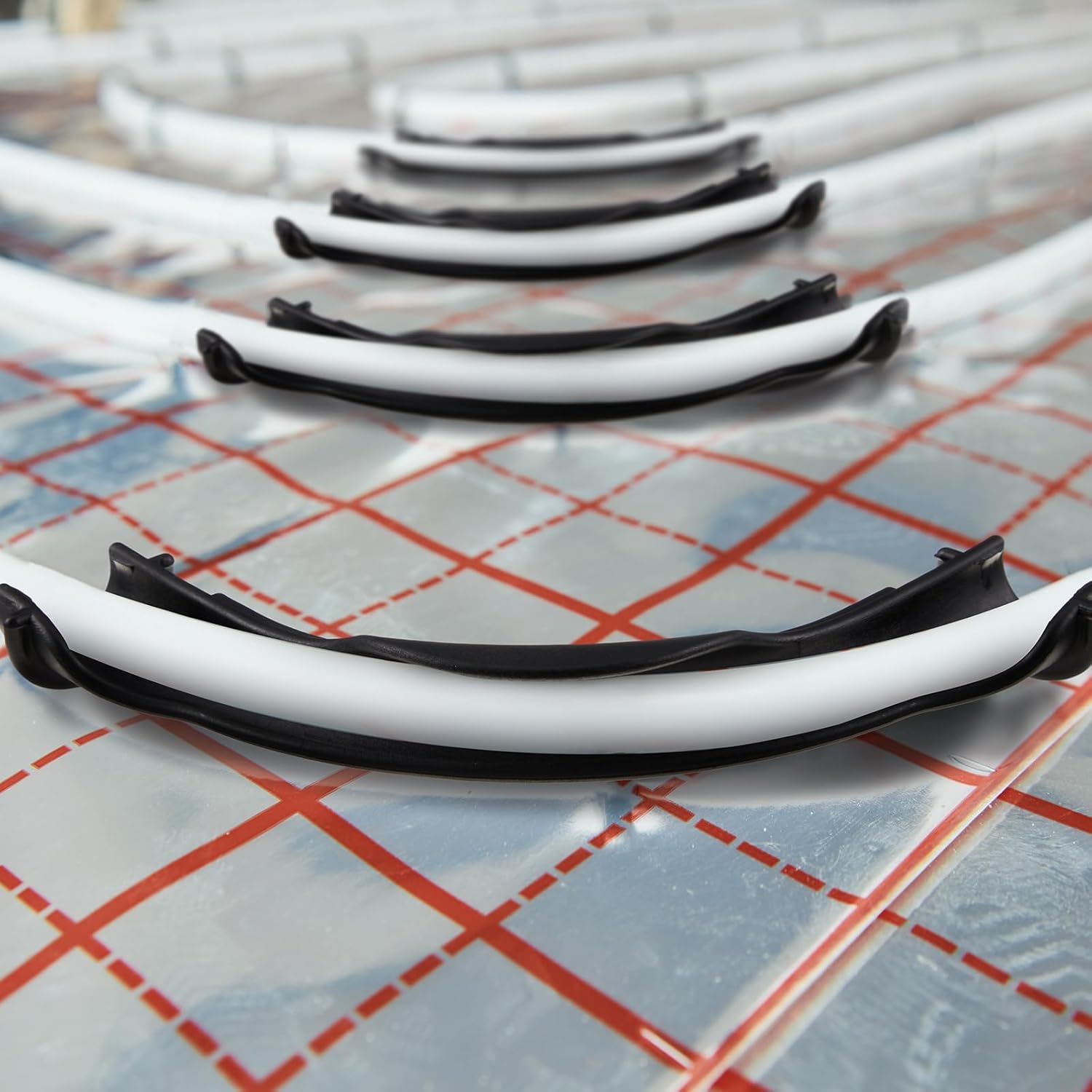 Pushglossy 20 Pcs 3/4" Pex 90 Degree Bend Support, Plastic 90 Degree Elbow Tubing Bend Support Black Pex Fittings Clamps Pipe Holder 3/4 Inch
