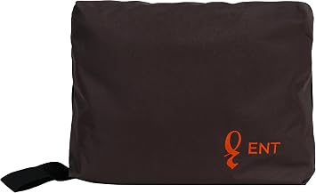 ENTCANTA Mila Model Sessiz 6 Tekerli Merdiven Çıkabilen Katlanabilir Alışveriş ve Seyahat Çantası Lamine Kaplı Polyester Kumaş Kahve