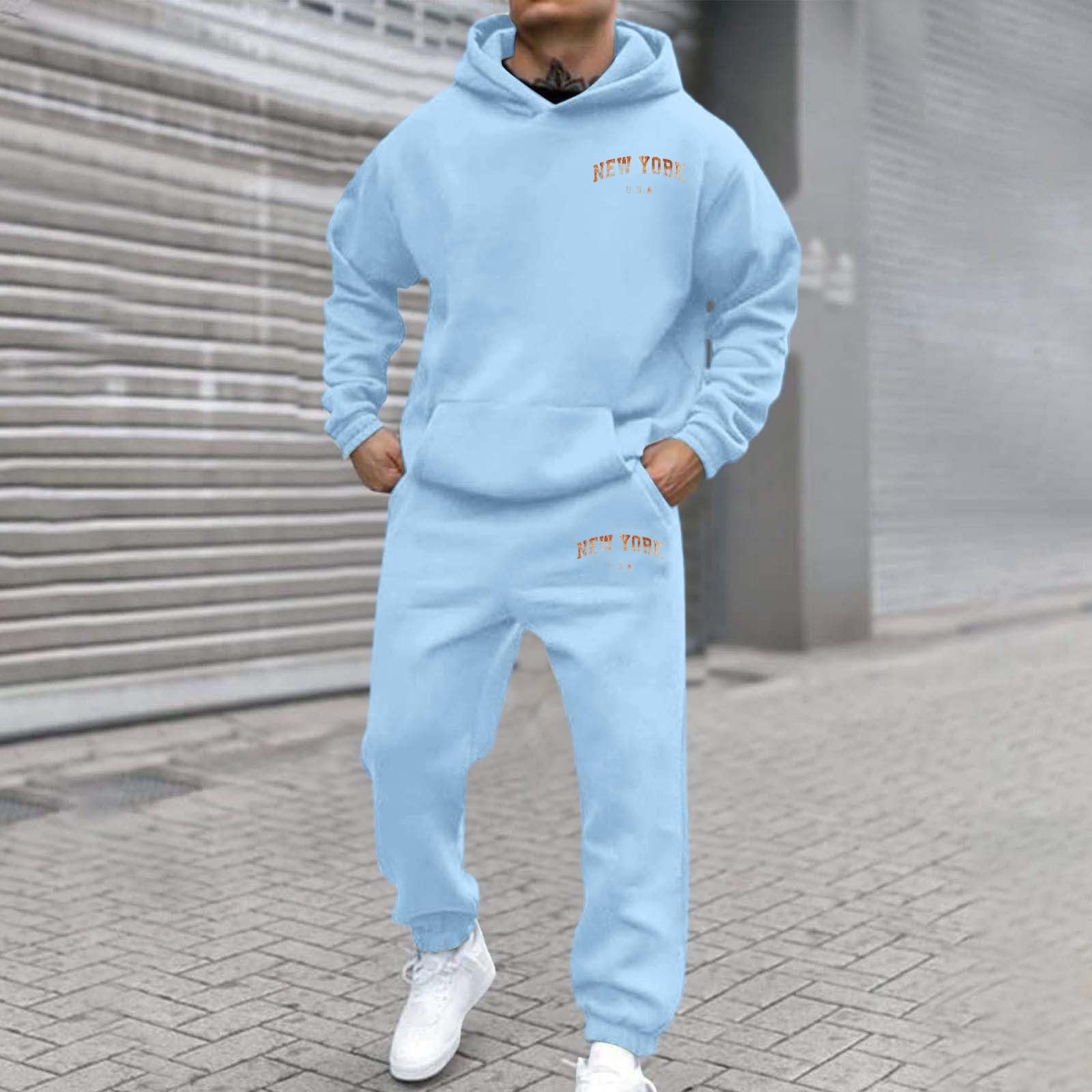 Generisch 2026 - Maglia sportiva da uomo, set da 2 pezzi