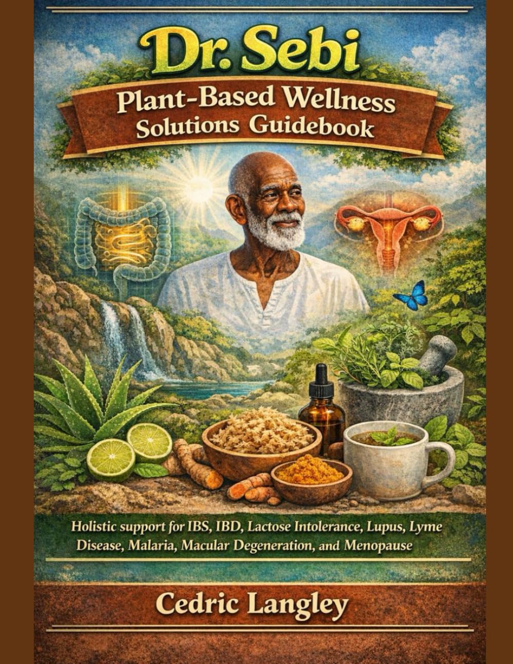 Dr. Sebi Plant-Based Wellness Solutions Guidebook: Holistic support for IBS, IBD, Lactose Intolerance, Lupus, Lyme Disease, Malaria, Macular Degeneration, and Menopause