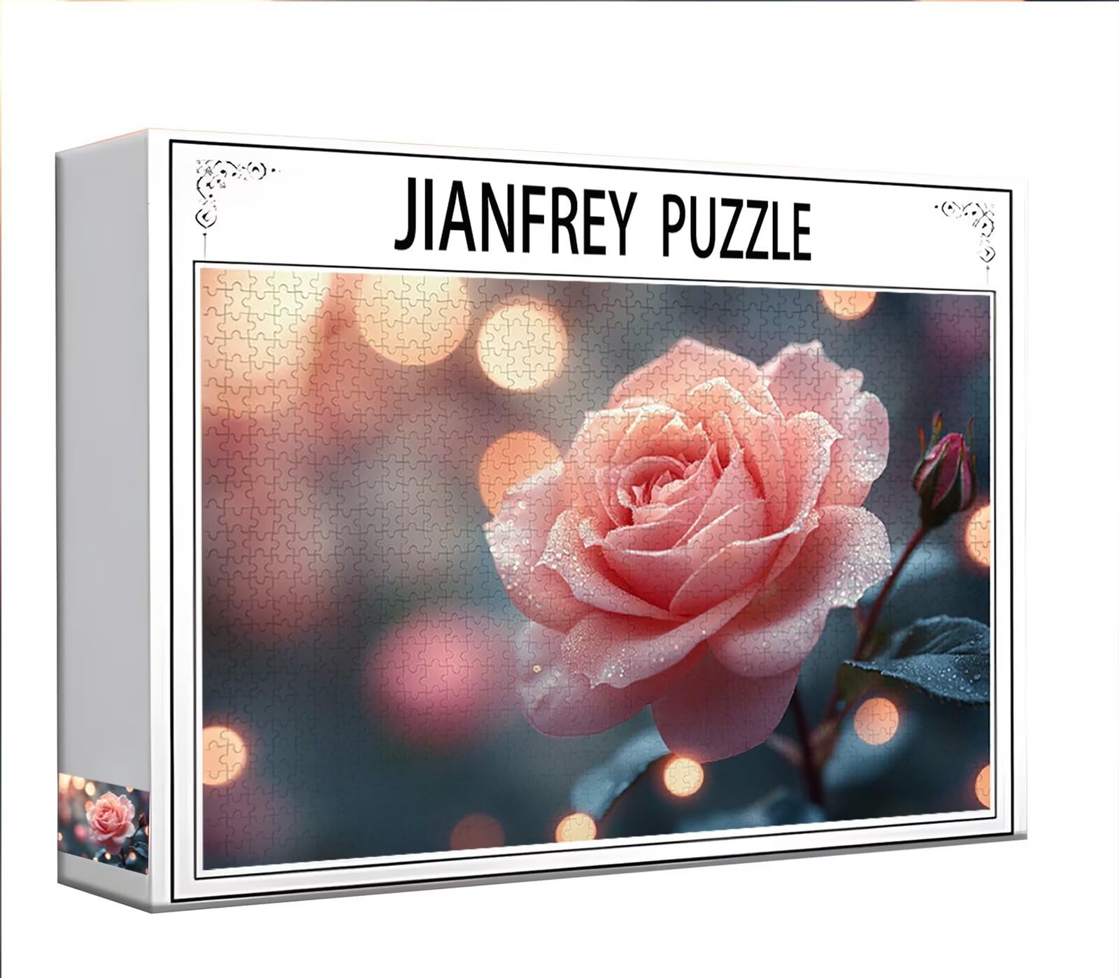 Puzzle 2000 Piezas Adultos Puzzle Flor Rosa Rompecabezas Adultos XXL 100 x 70cm, Impossible Rompecabezas, Madera Jigsaw Arte Juego Educa Familiar Aliviar El Estrés, Regalos para Hombres y Mujeres Q-7