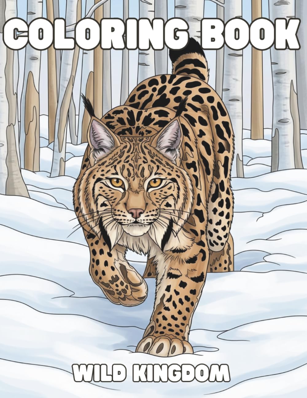 Wild Kingdom: A Wildlife Coloring Book for All Ages
