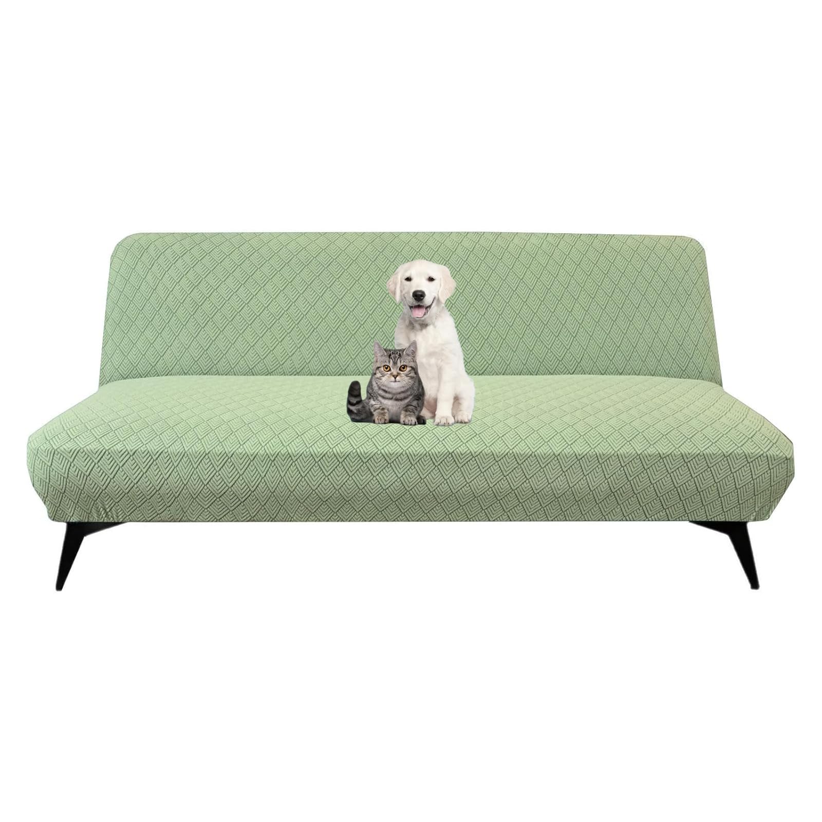 Housse de chaise d'ordinateur verte imperméable contre l'usure du cuir L